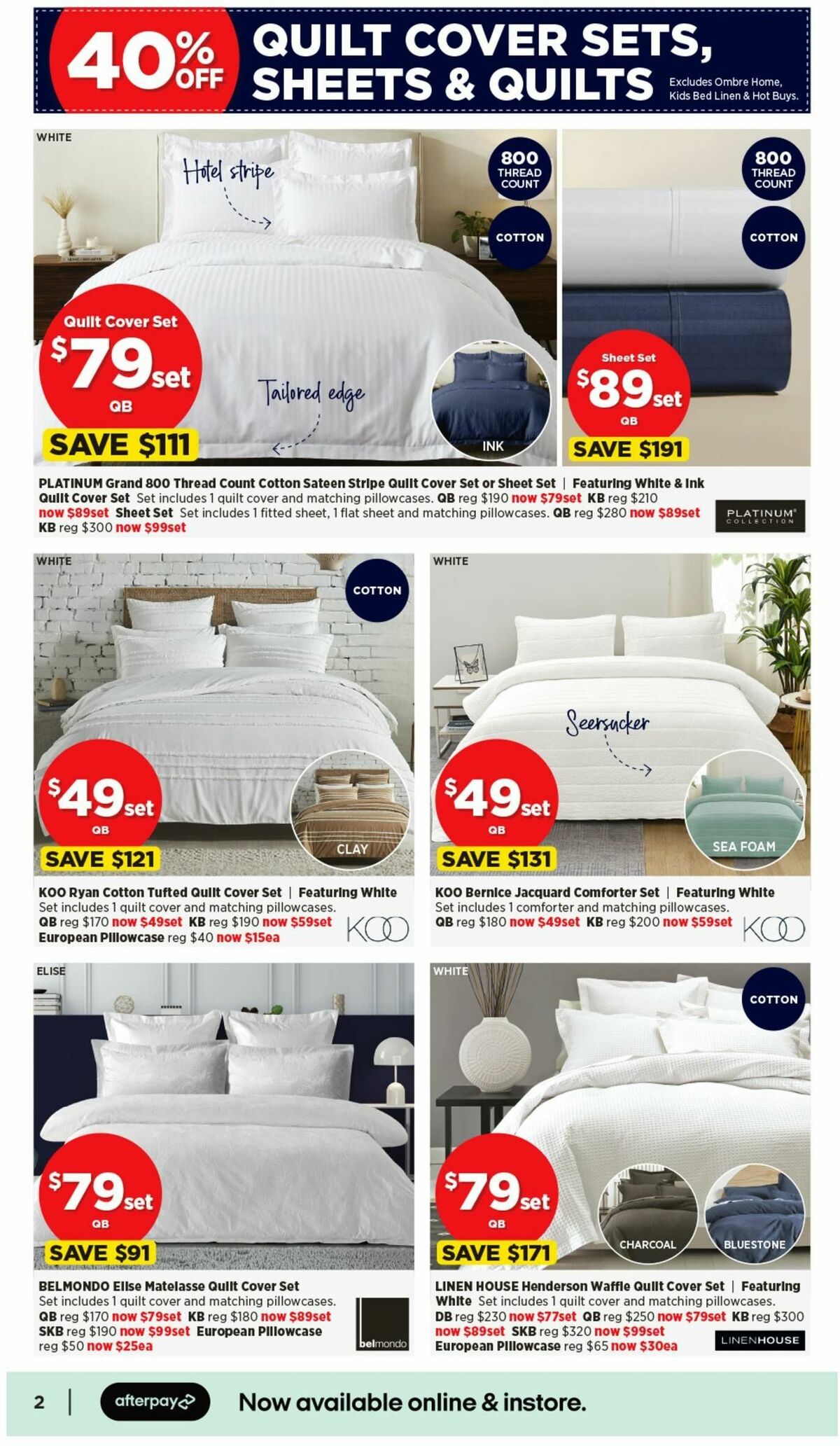 Spotlight White Home Sale Catalogues from 30 October