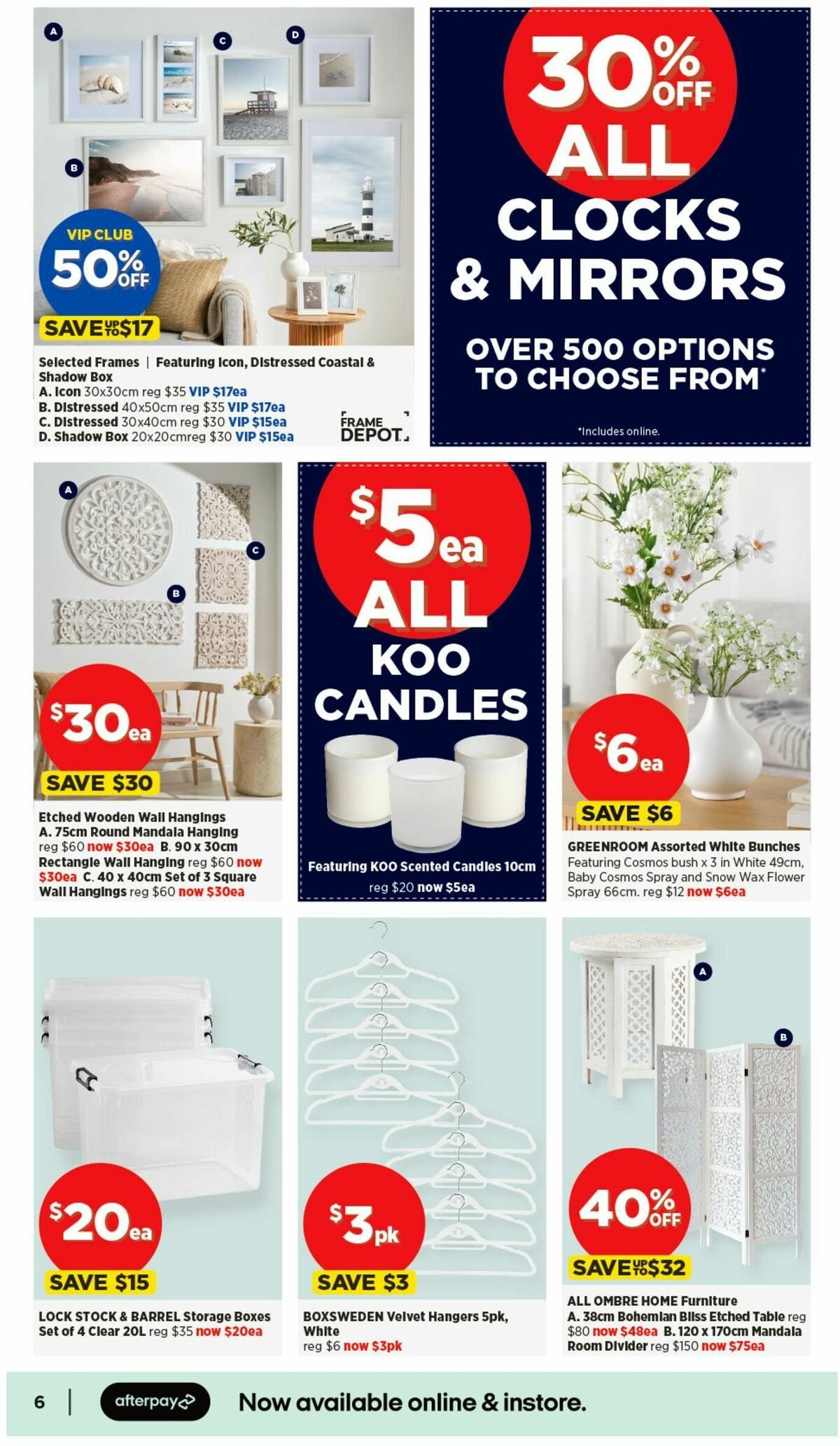 Spotlight White Home Sale Catalogues from 30 October