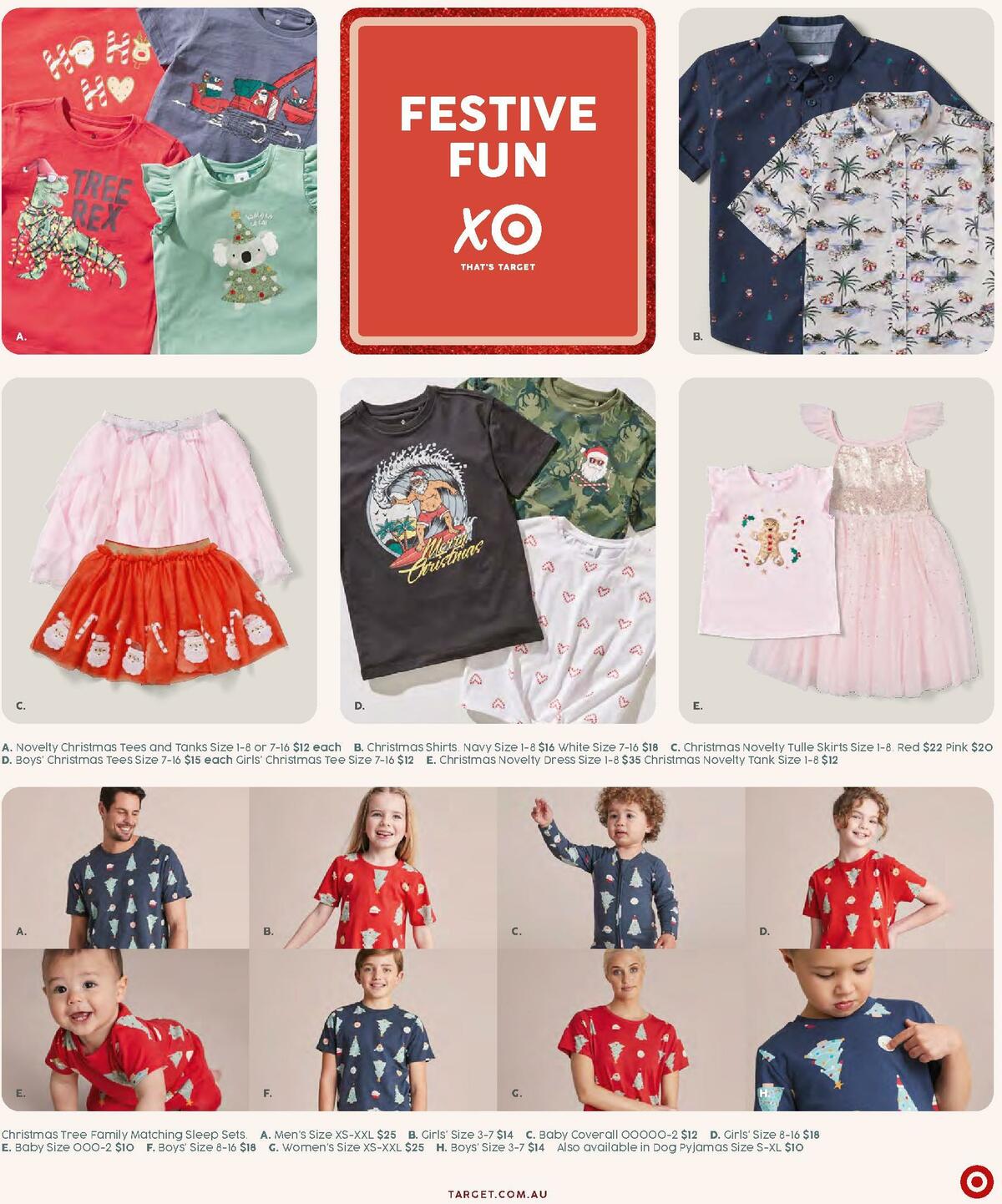 Target Catalogues from 3 November