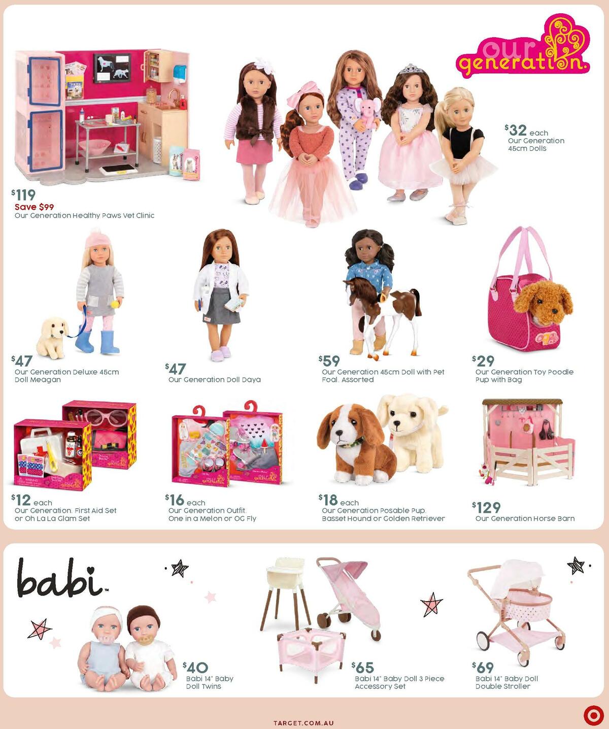 Target Catalogues from 3 November