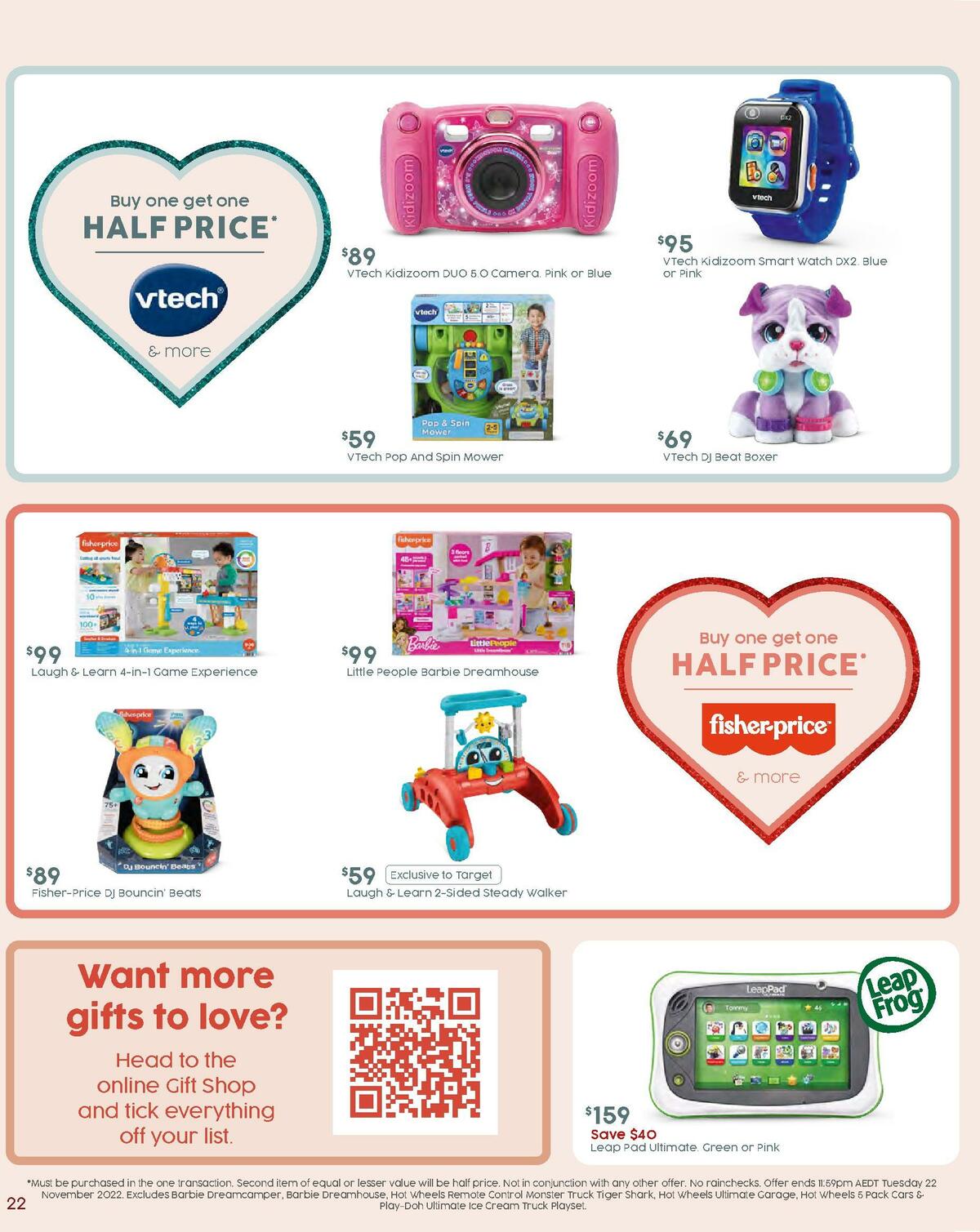 Target Catalogues from 3 November