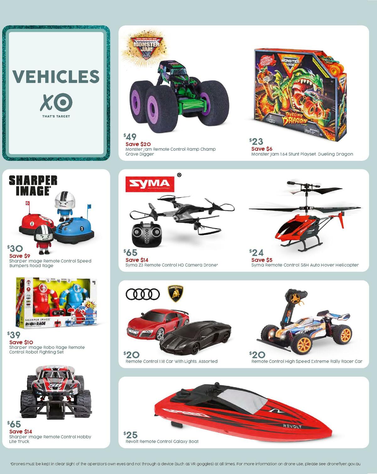 Target Catalogues from 3 November