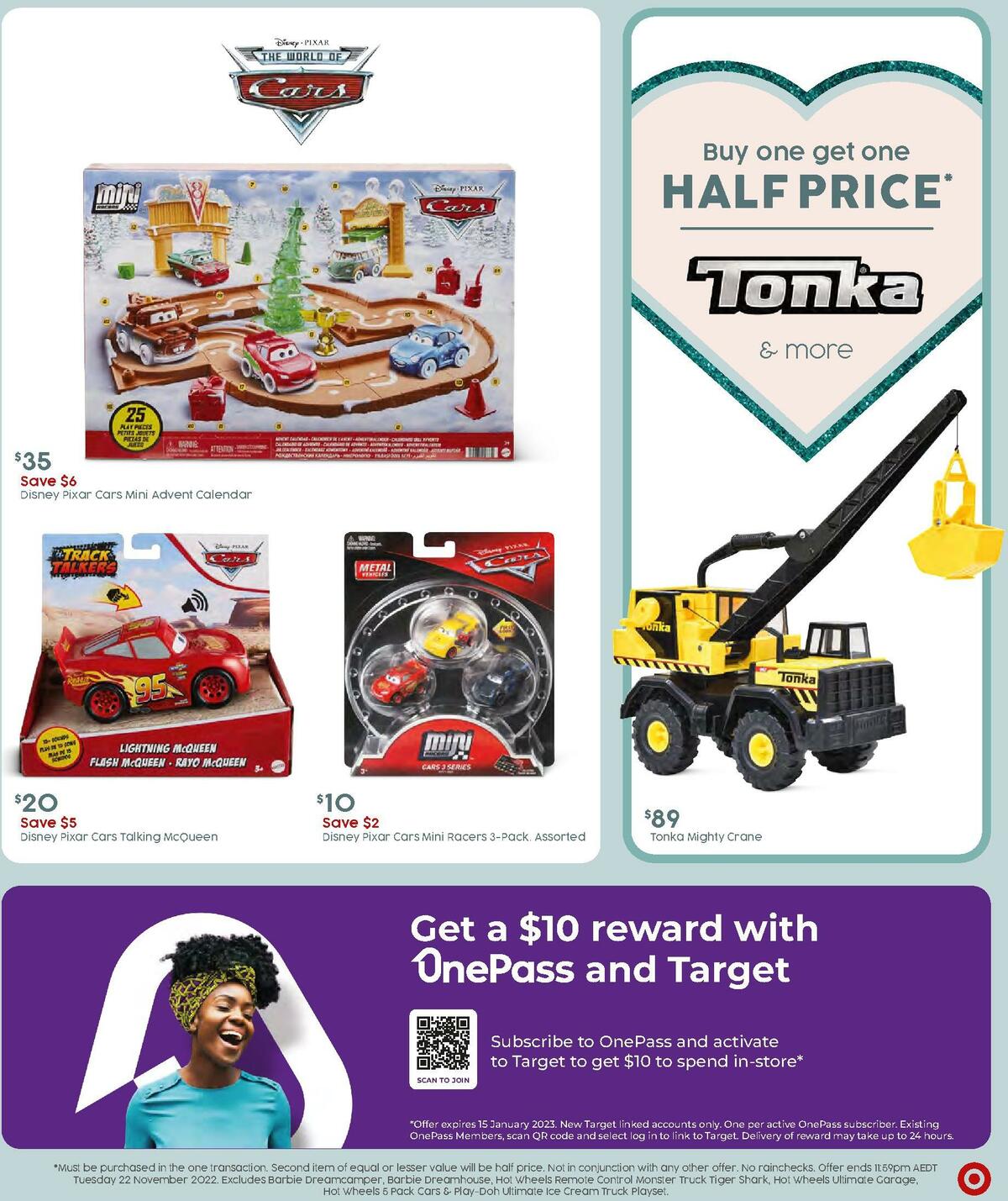 Target Catalogues from 3 November