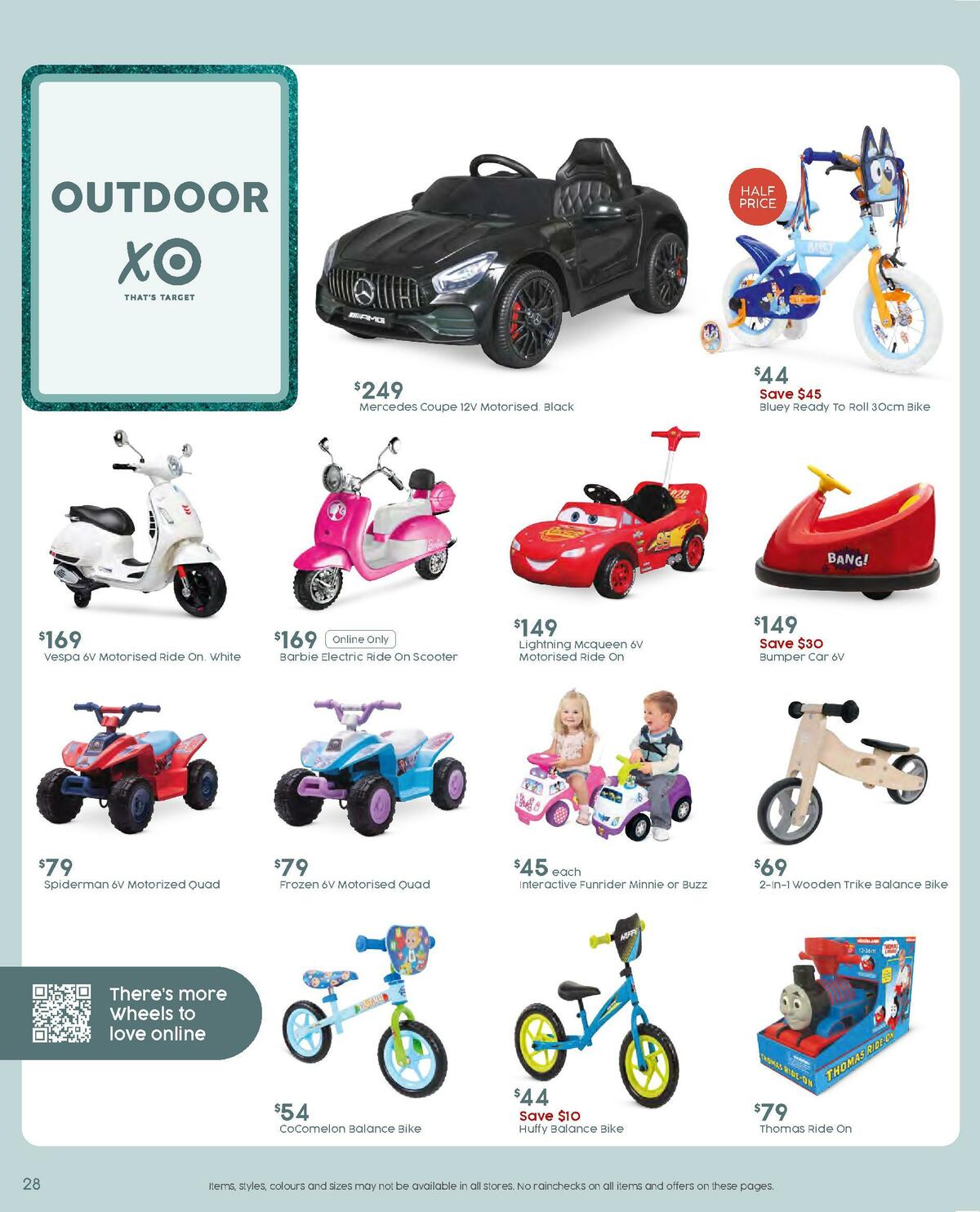 Target Catalogues from 3 November