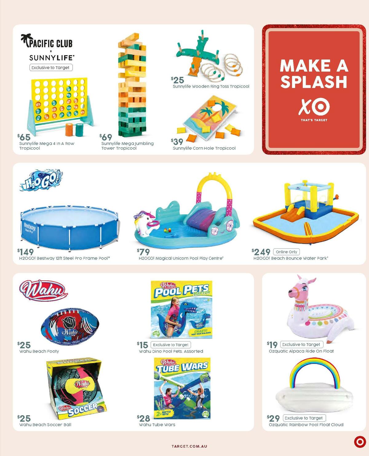 Target Catalogues from 3 November