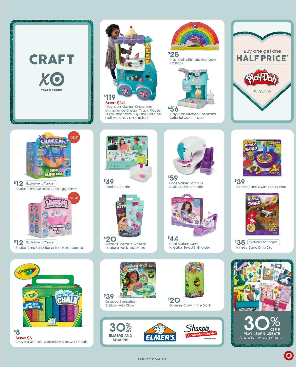 Target Catalogues from 3 November