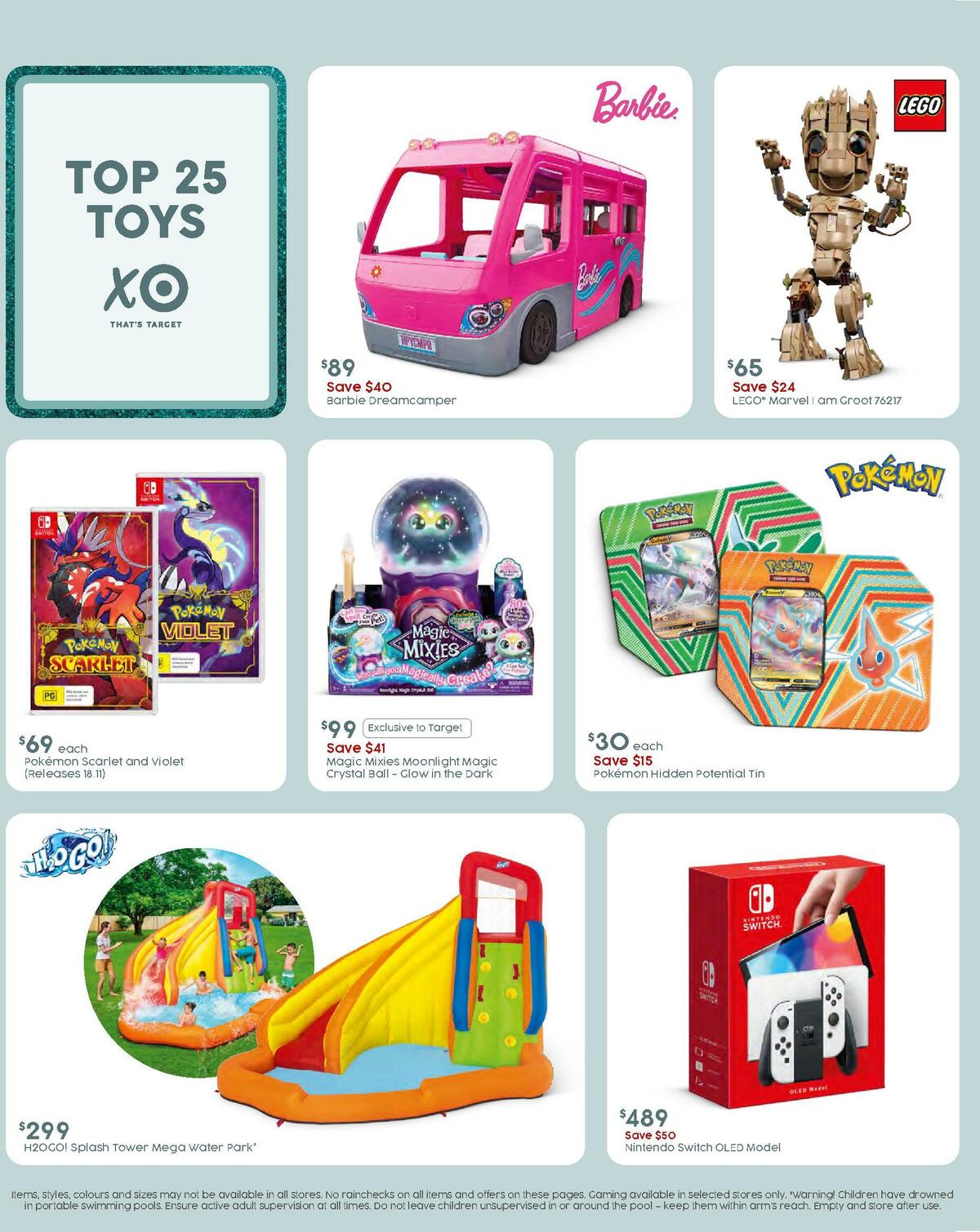 Target Catalogues from 3 November