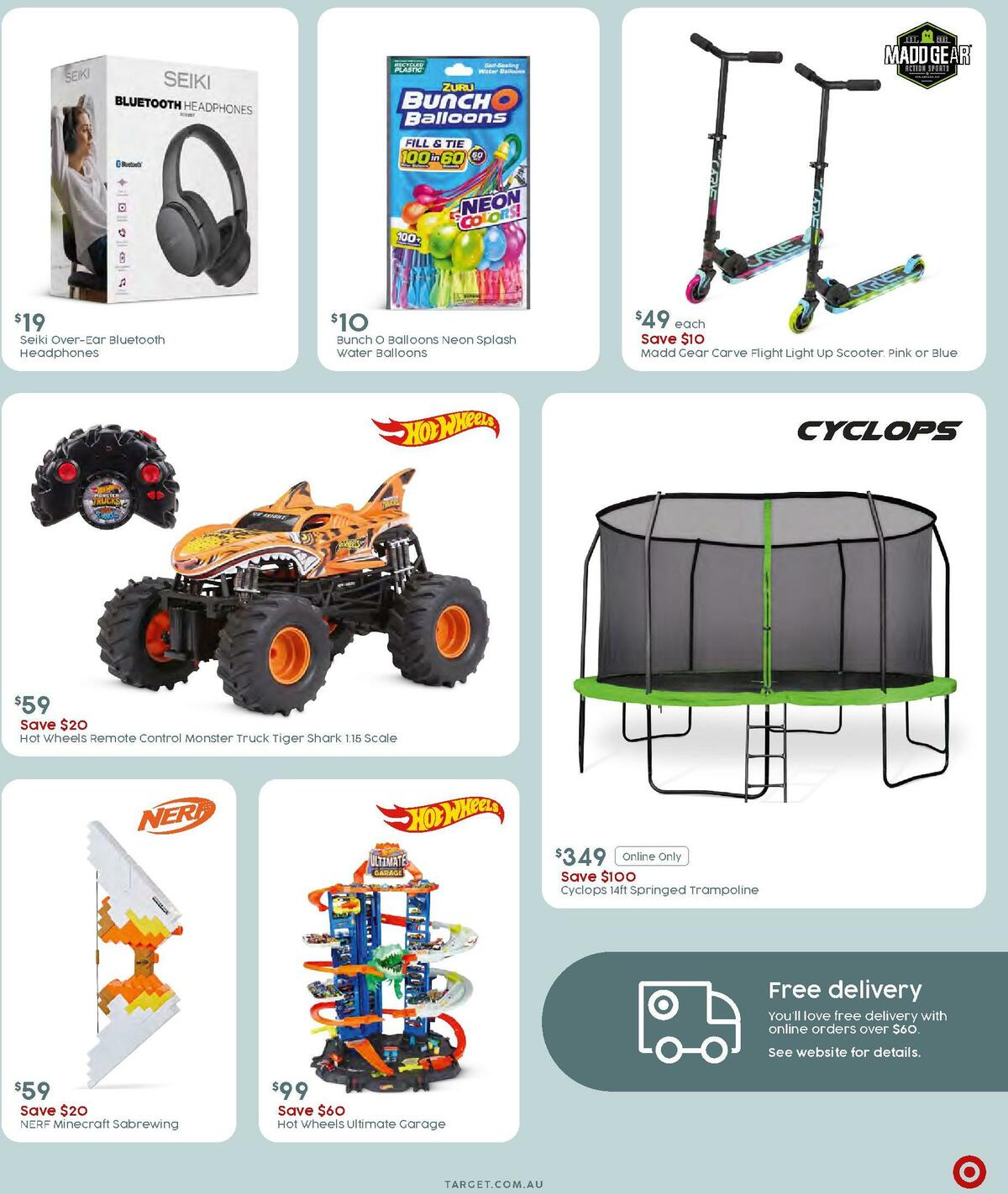 Target Catalogues from 3 November