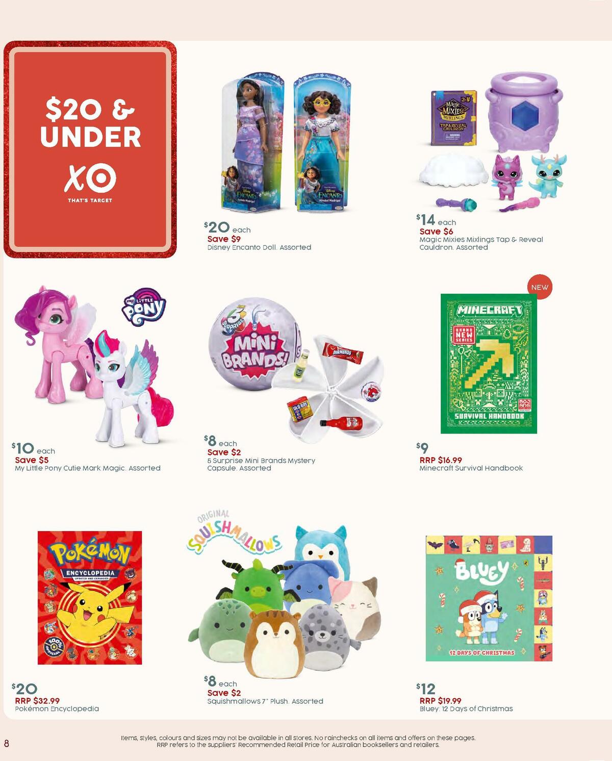 Target Catalogues from 3 November