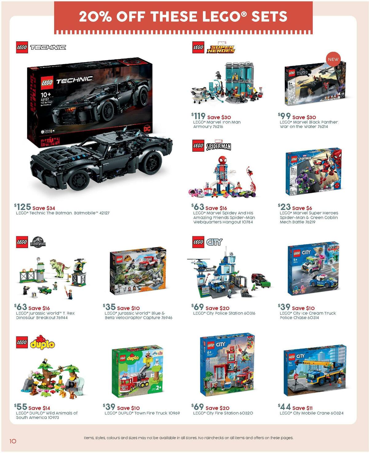 Target Catalogues from 8 December