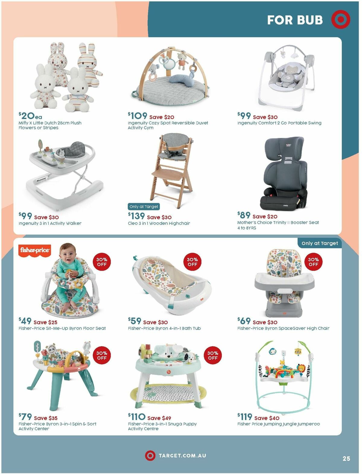 Target Catalogues from 14 September