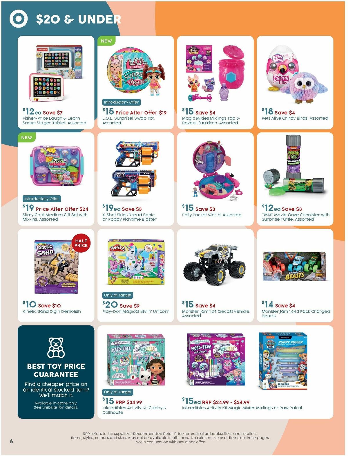 Target Catalogues from 14 September