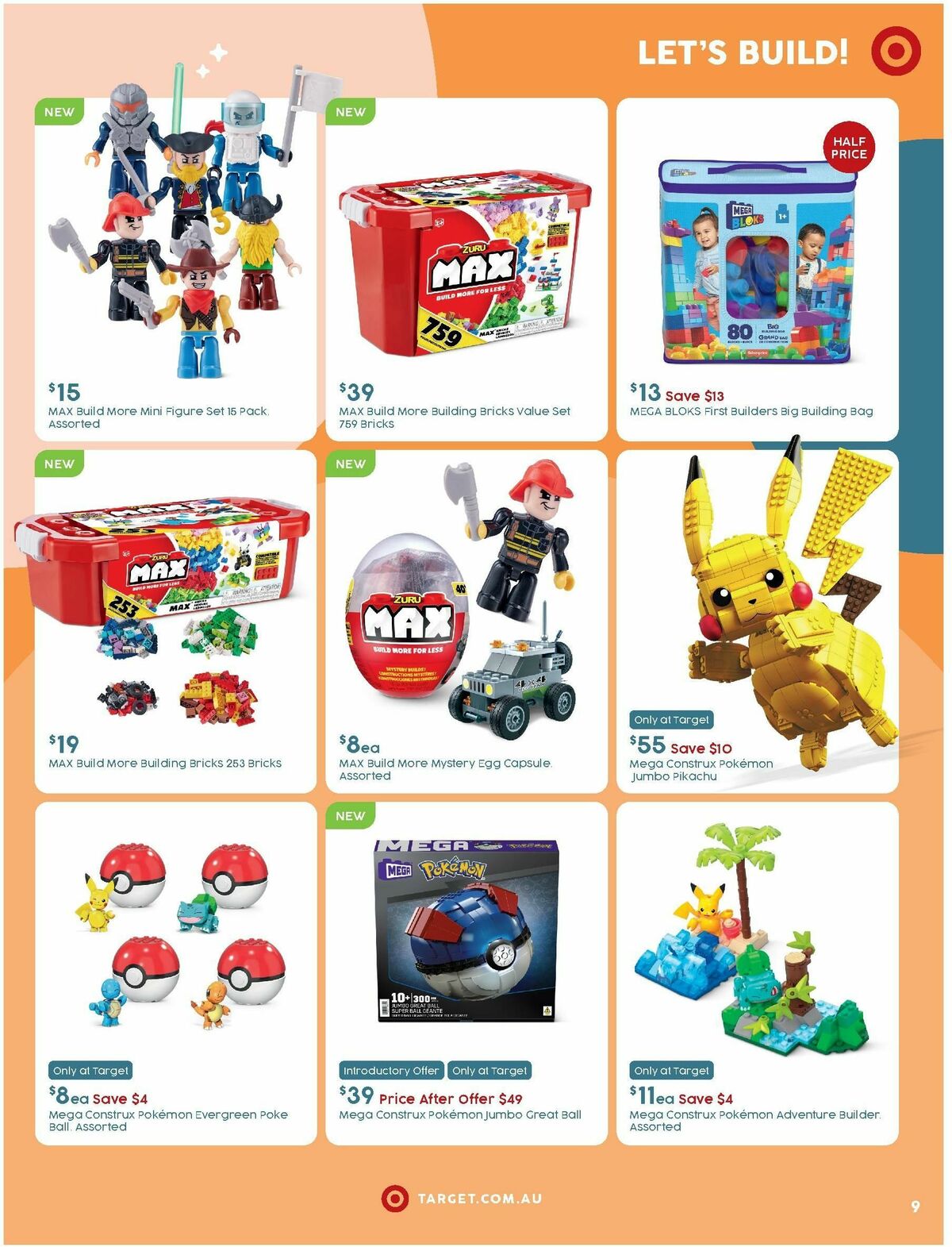 Target Catalogues from 14 September