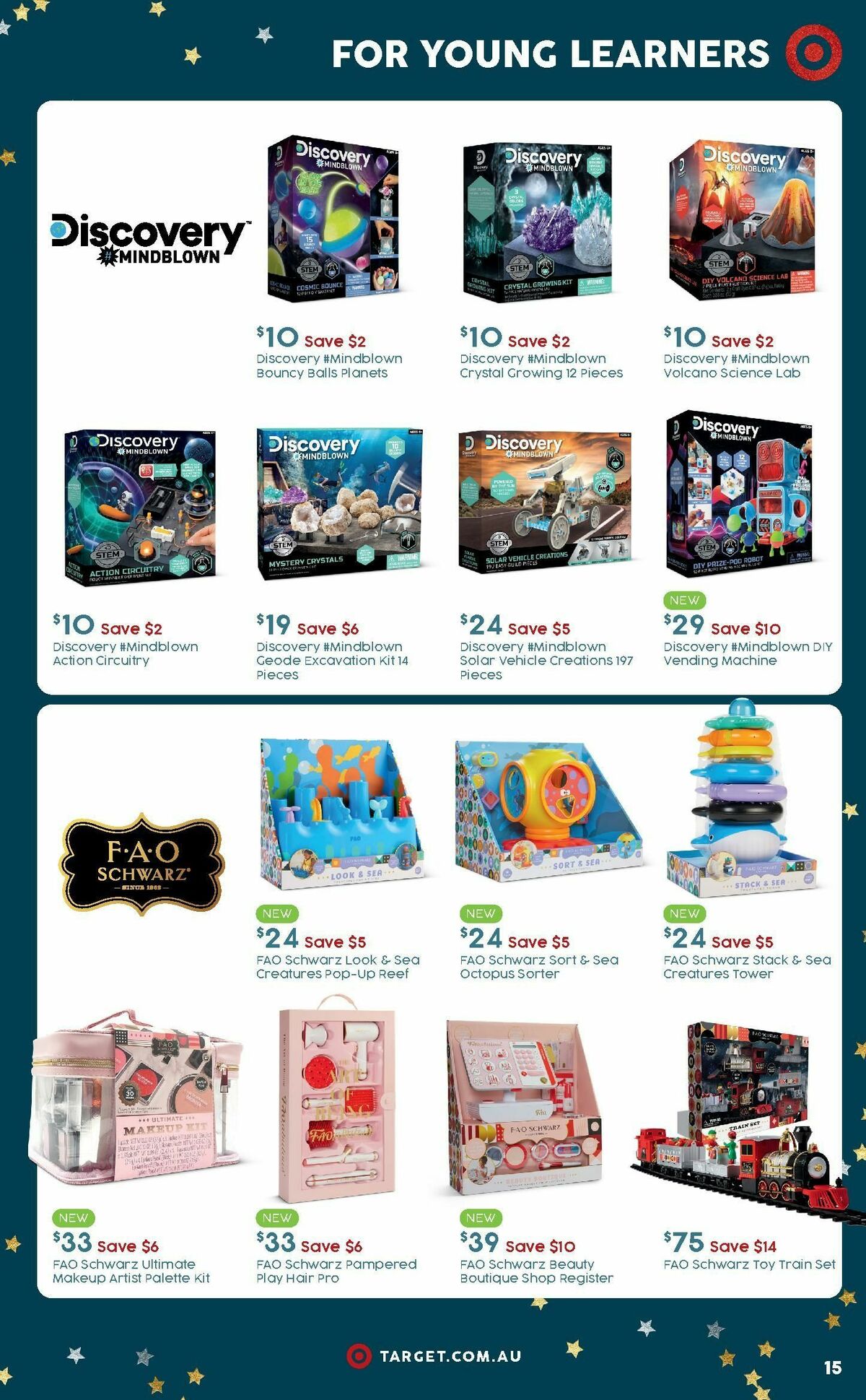 Target Catalogues from 2 November