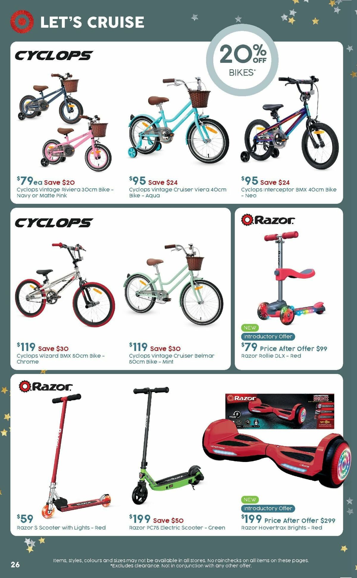 Target Catalogues from 2 November