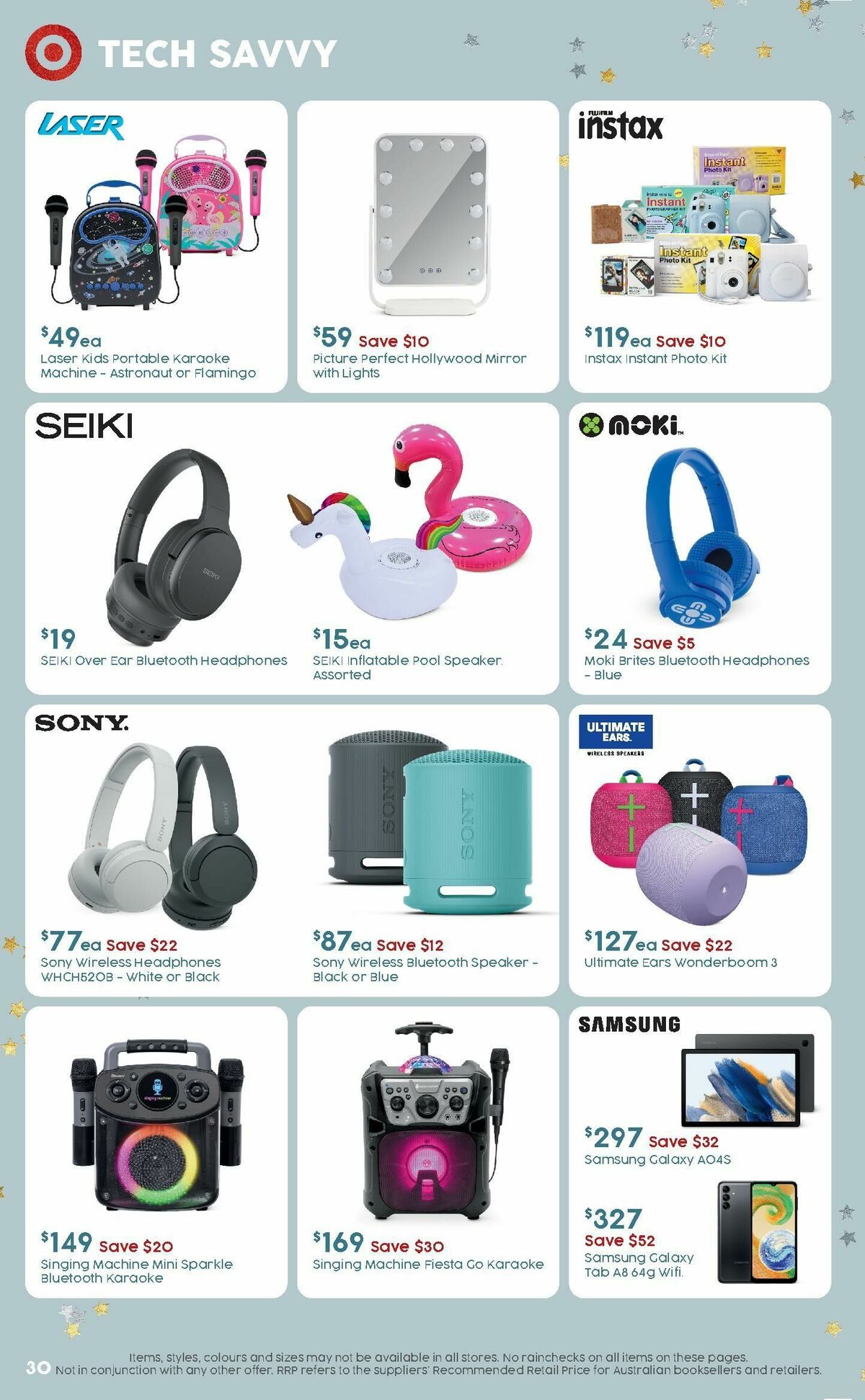 Target Catalogues from 2 November