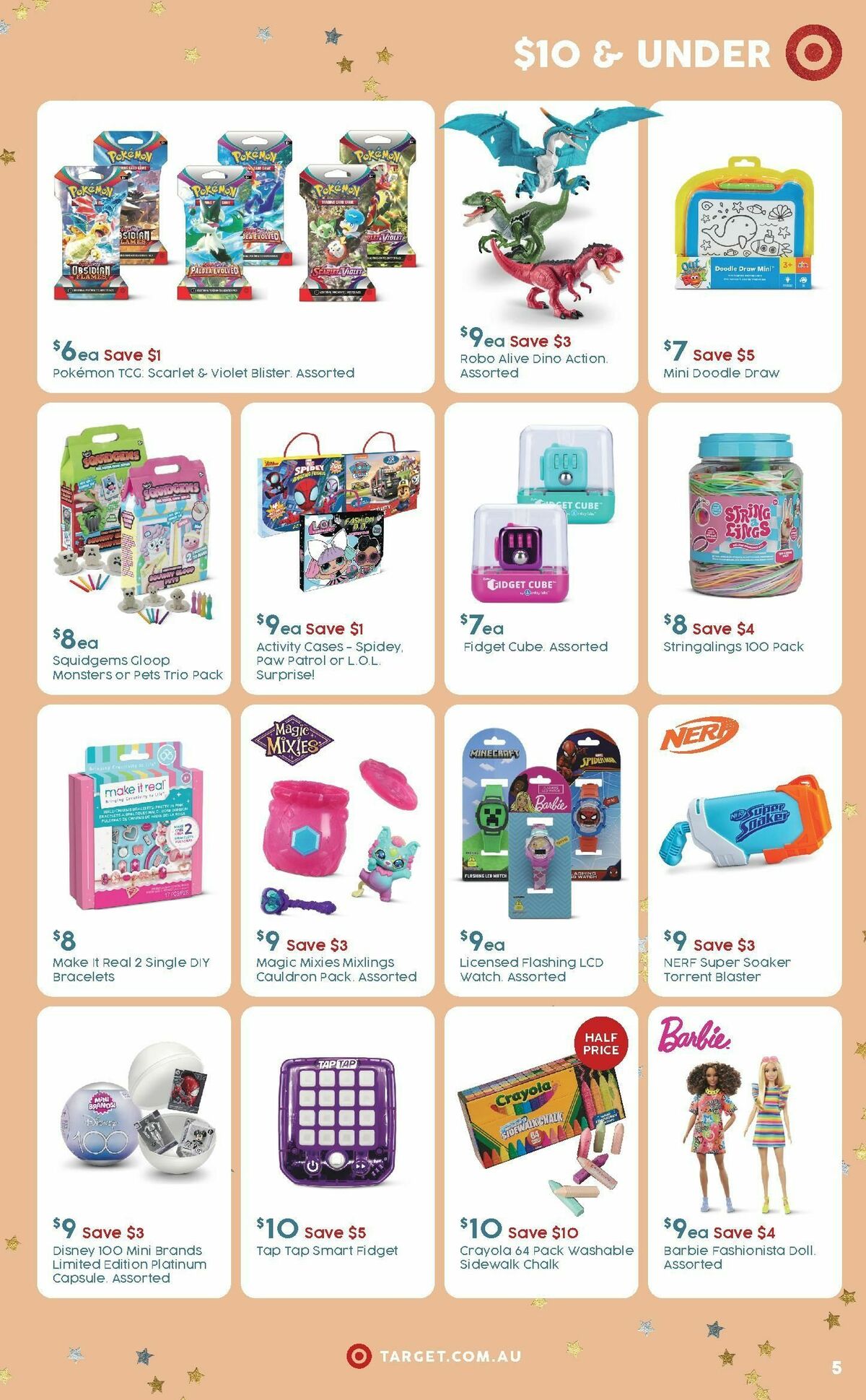 Target Catalogues from 2 November