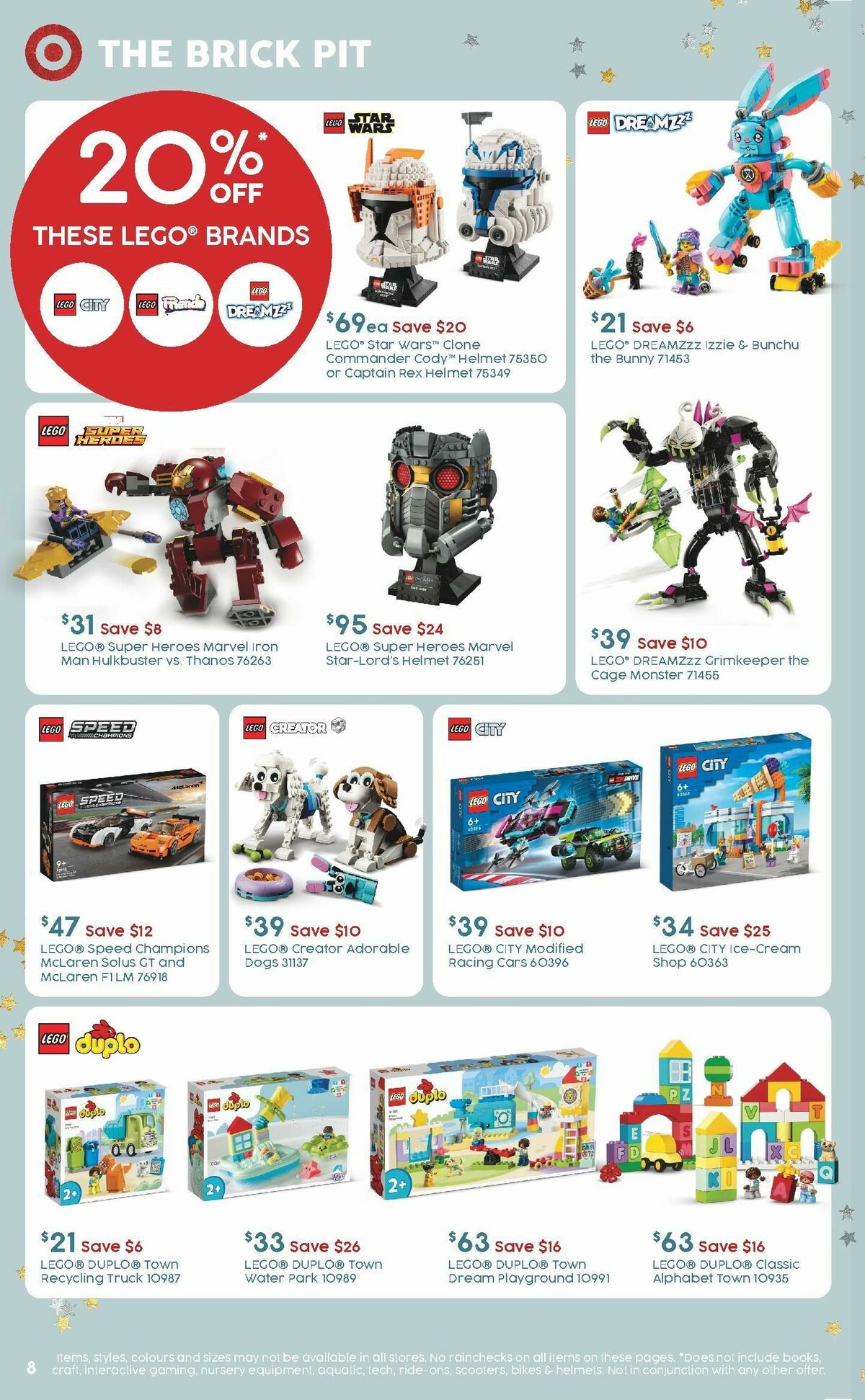 Target Catalogues from 2 November