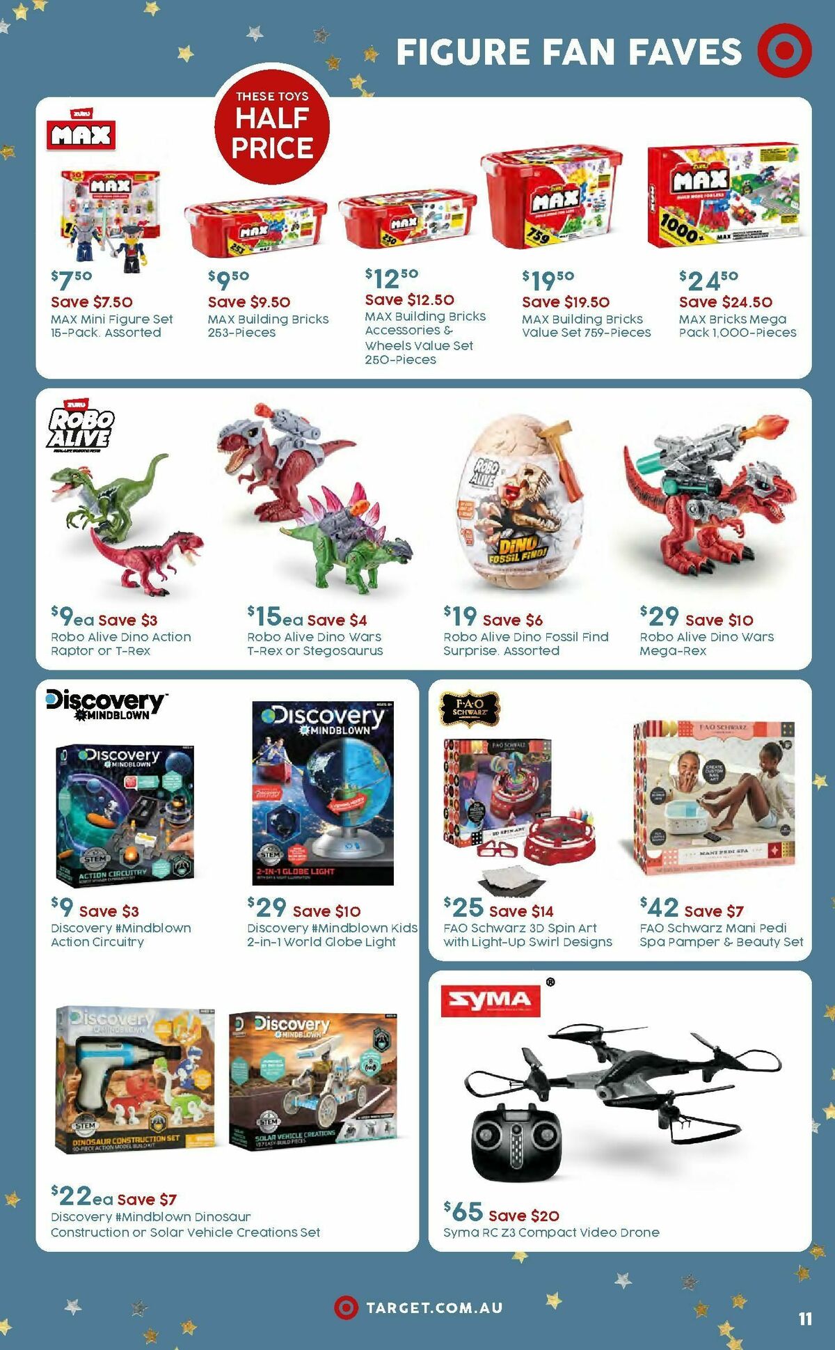 Target Catalogues from 7 December