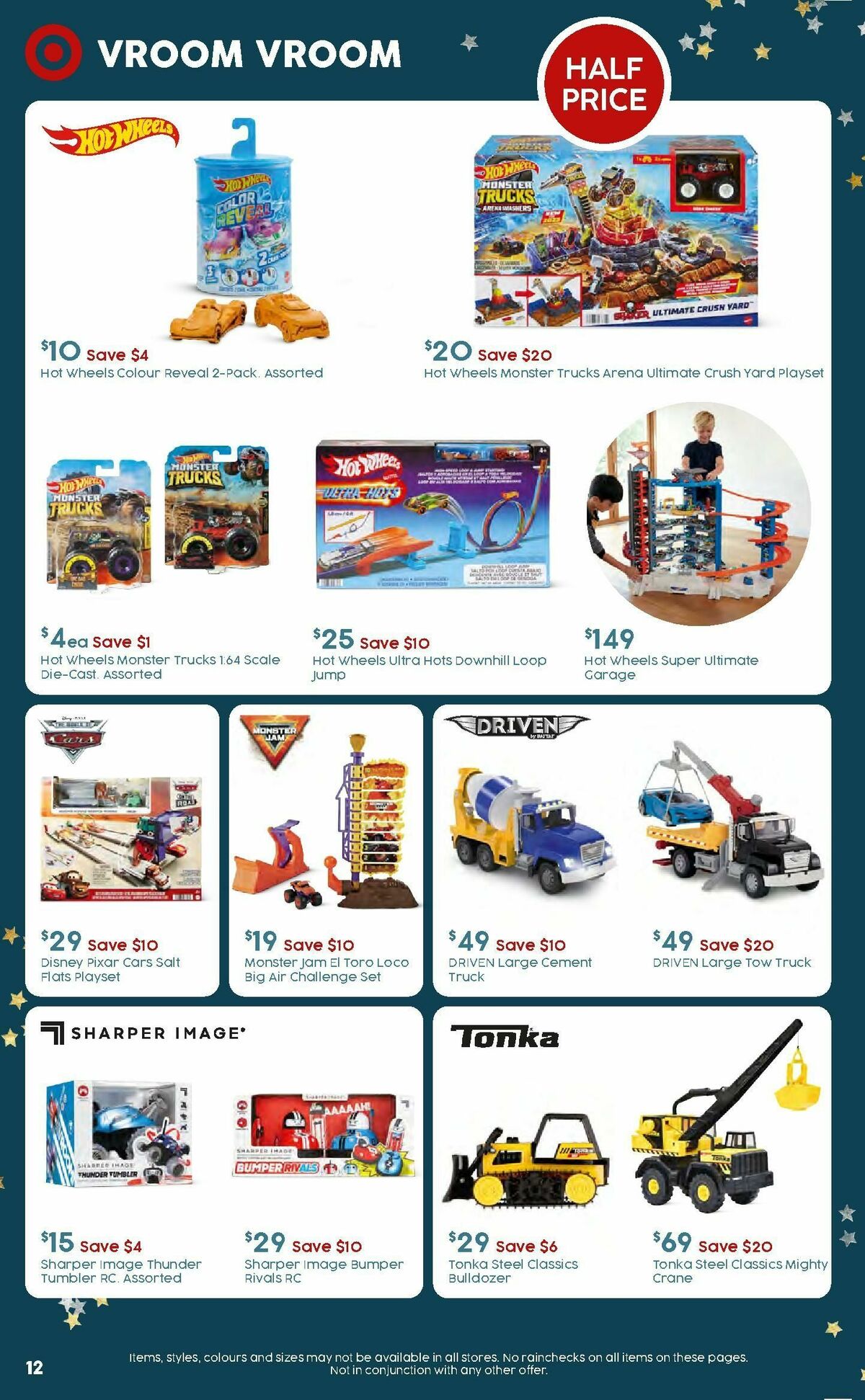 Target Catalogues from 7 December