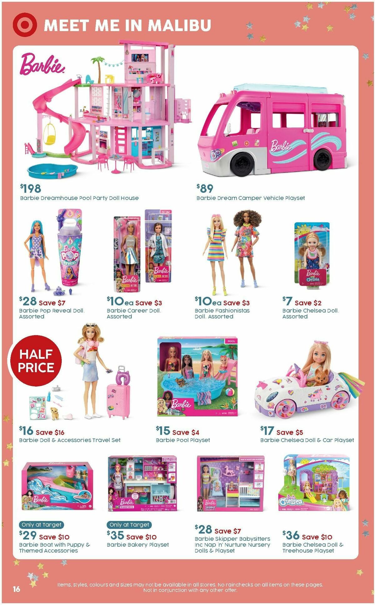 Target Catalogues from 7 December