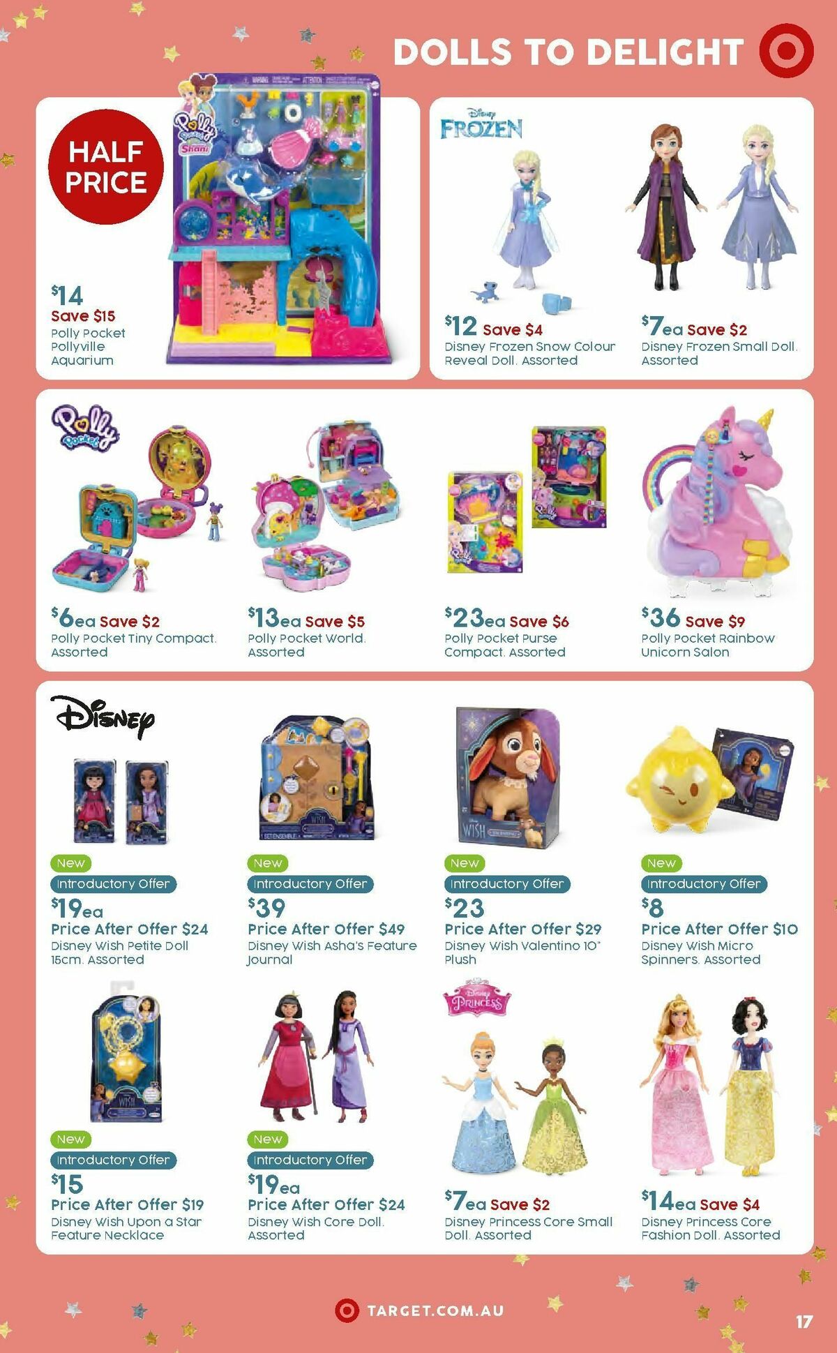 Target Catalogues from 7 December