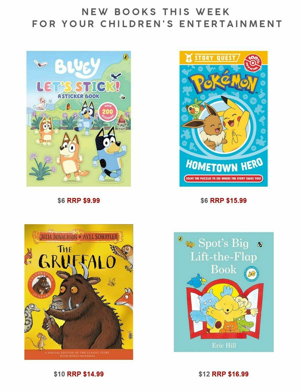 Target 50% off Selected Books Catalogues from 10 January