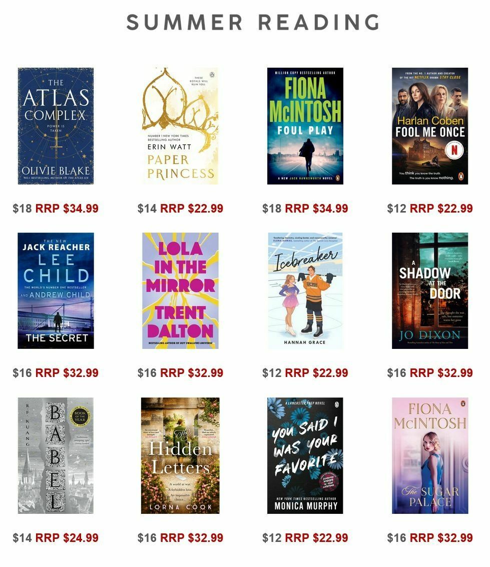 Target 50% off Selected Books Catalogues from 10 January