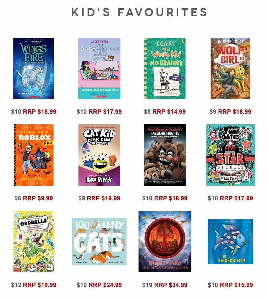 Target 50% off Selected Books Catalogues from 10 January