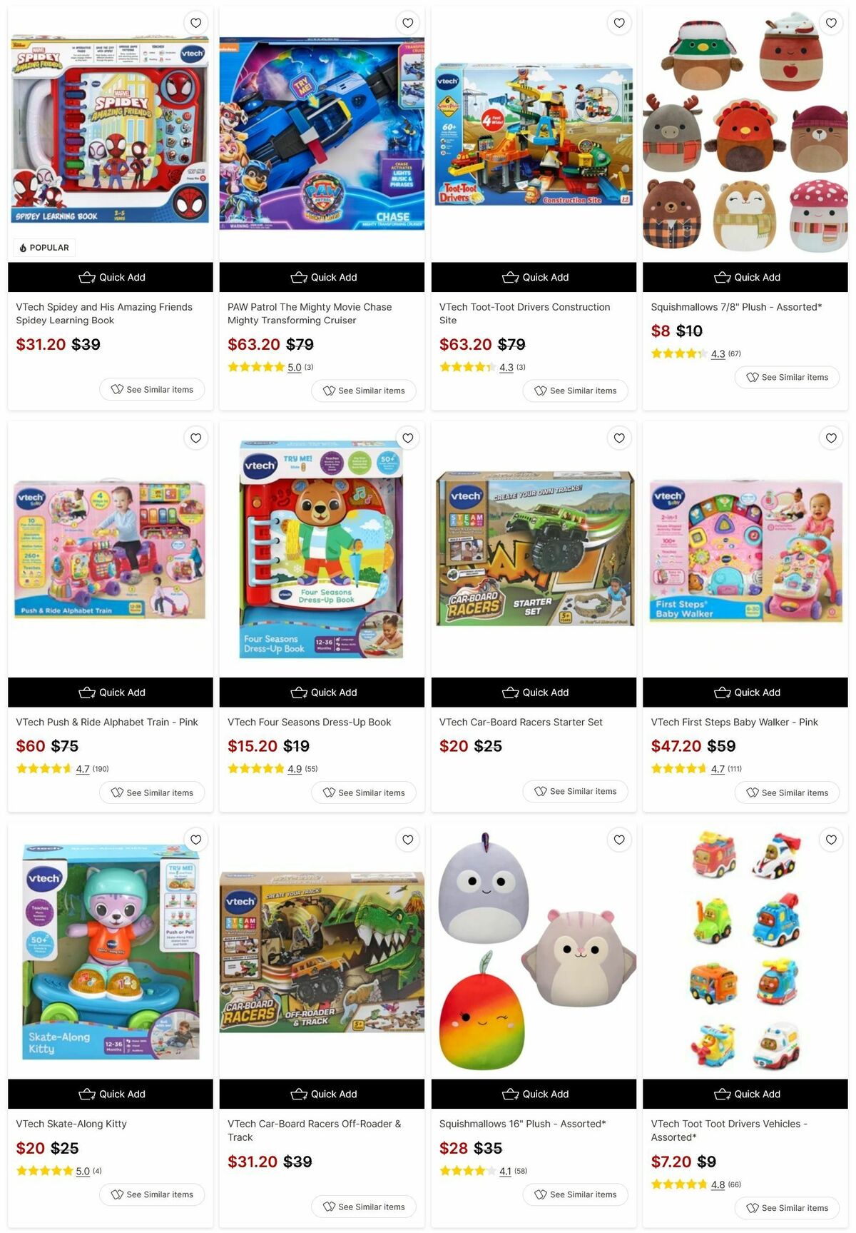 Target Catalogues from 22 February