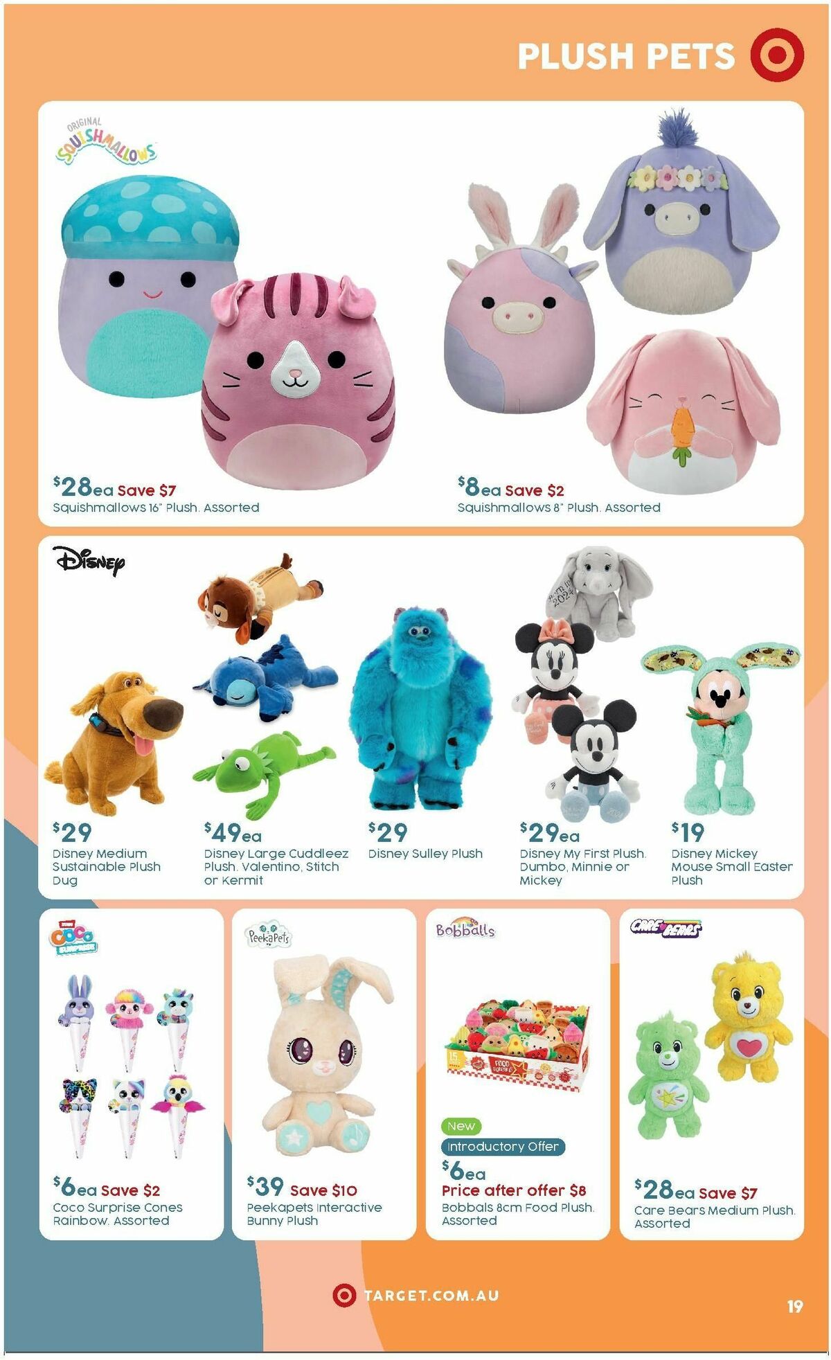 Target Catalogues from 25 March