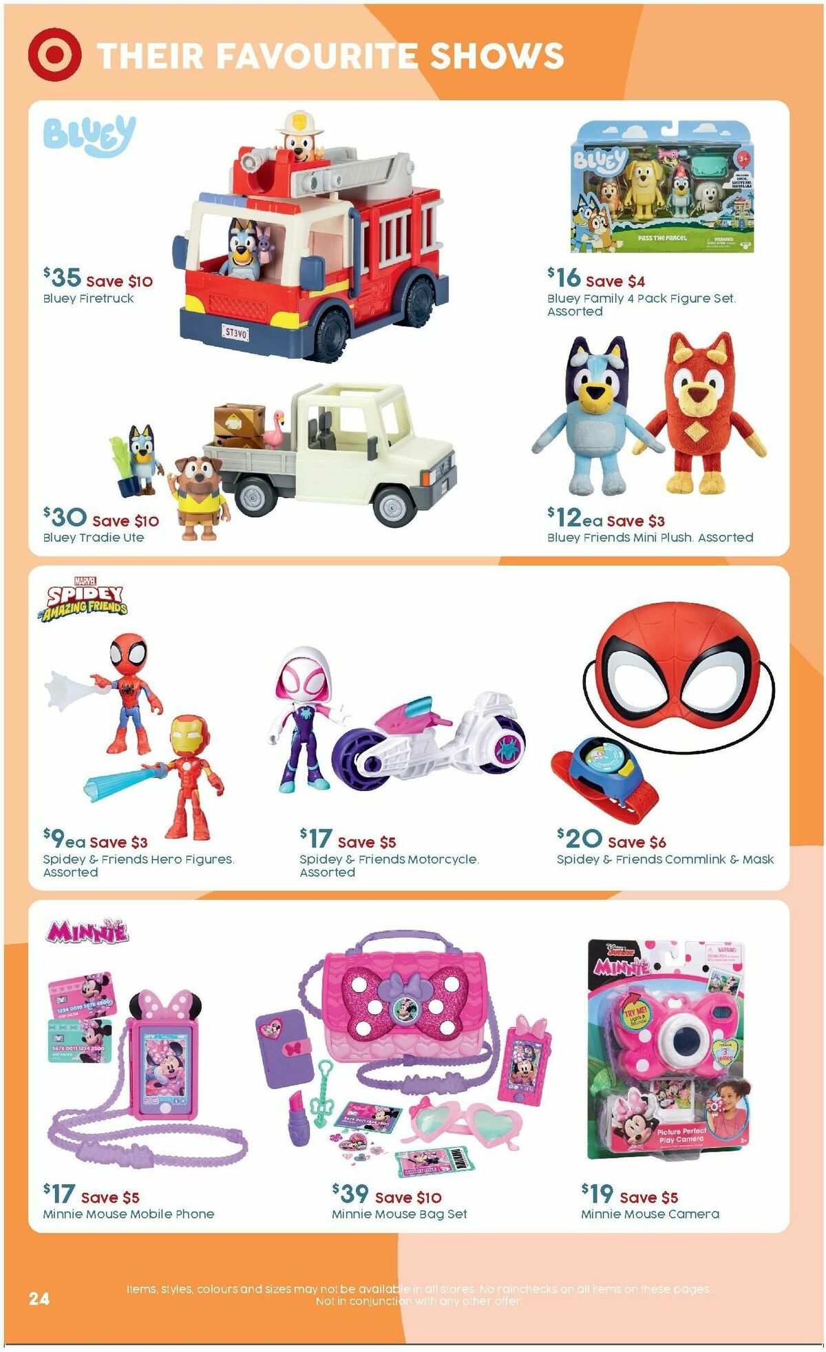 Target Catalogues from 25 March