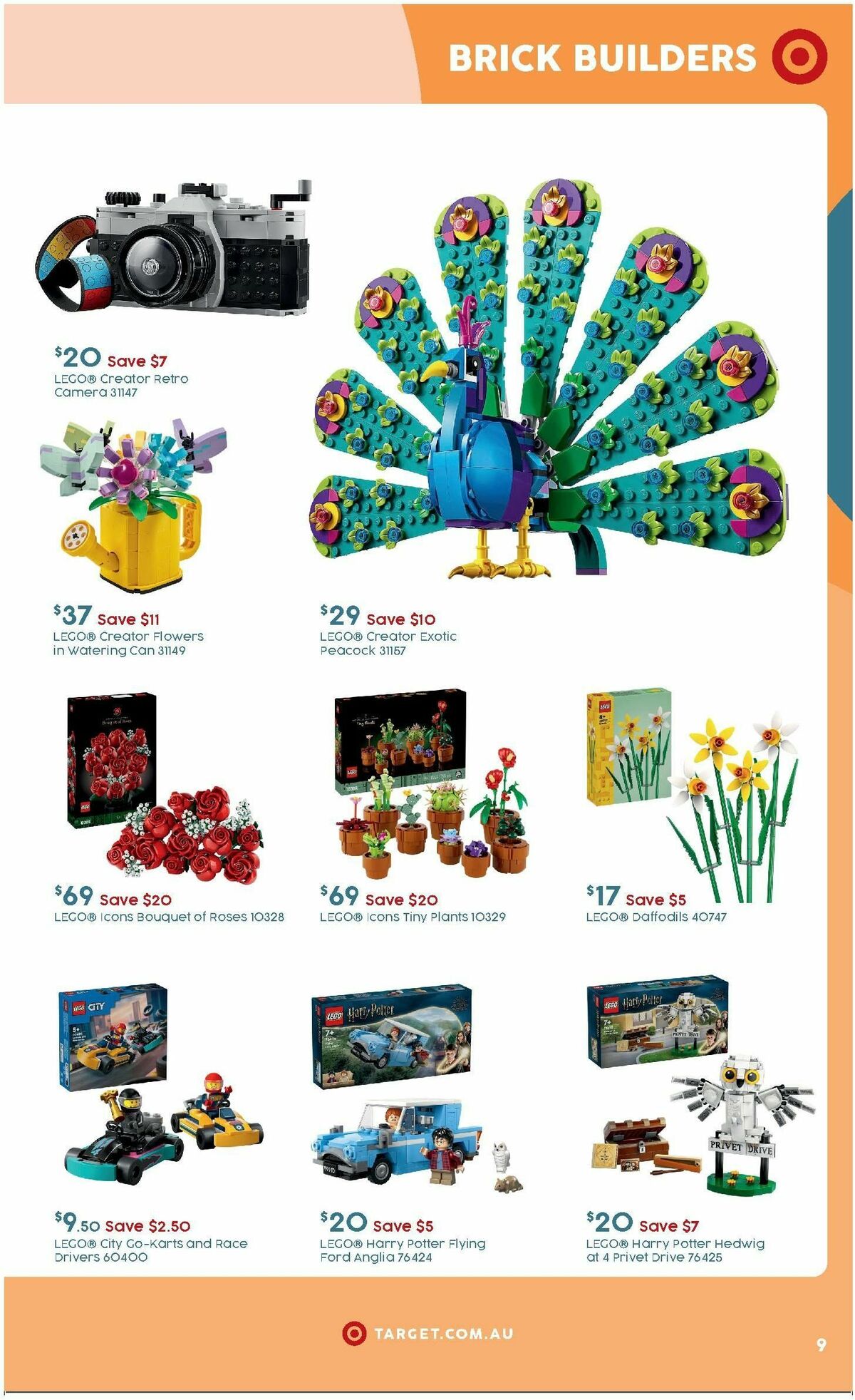 Target Catalogues from 25 March