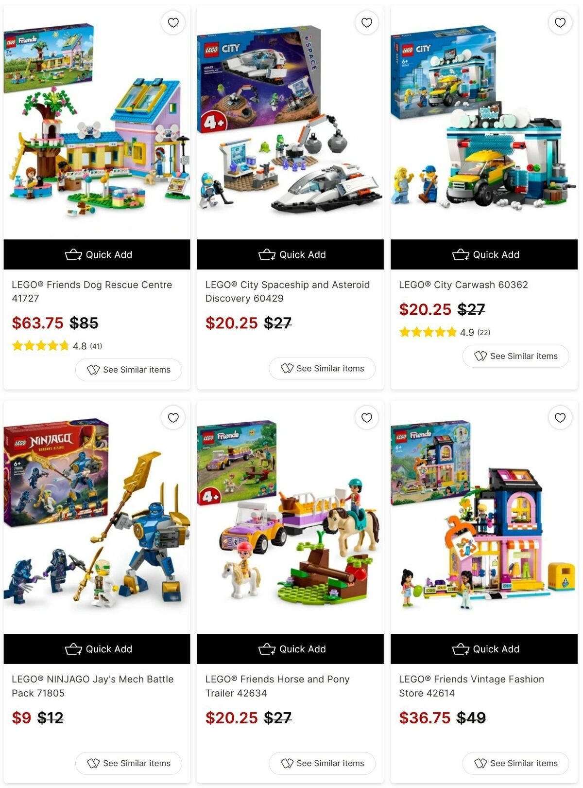 Target Catalogues from 10 May