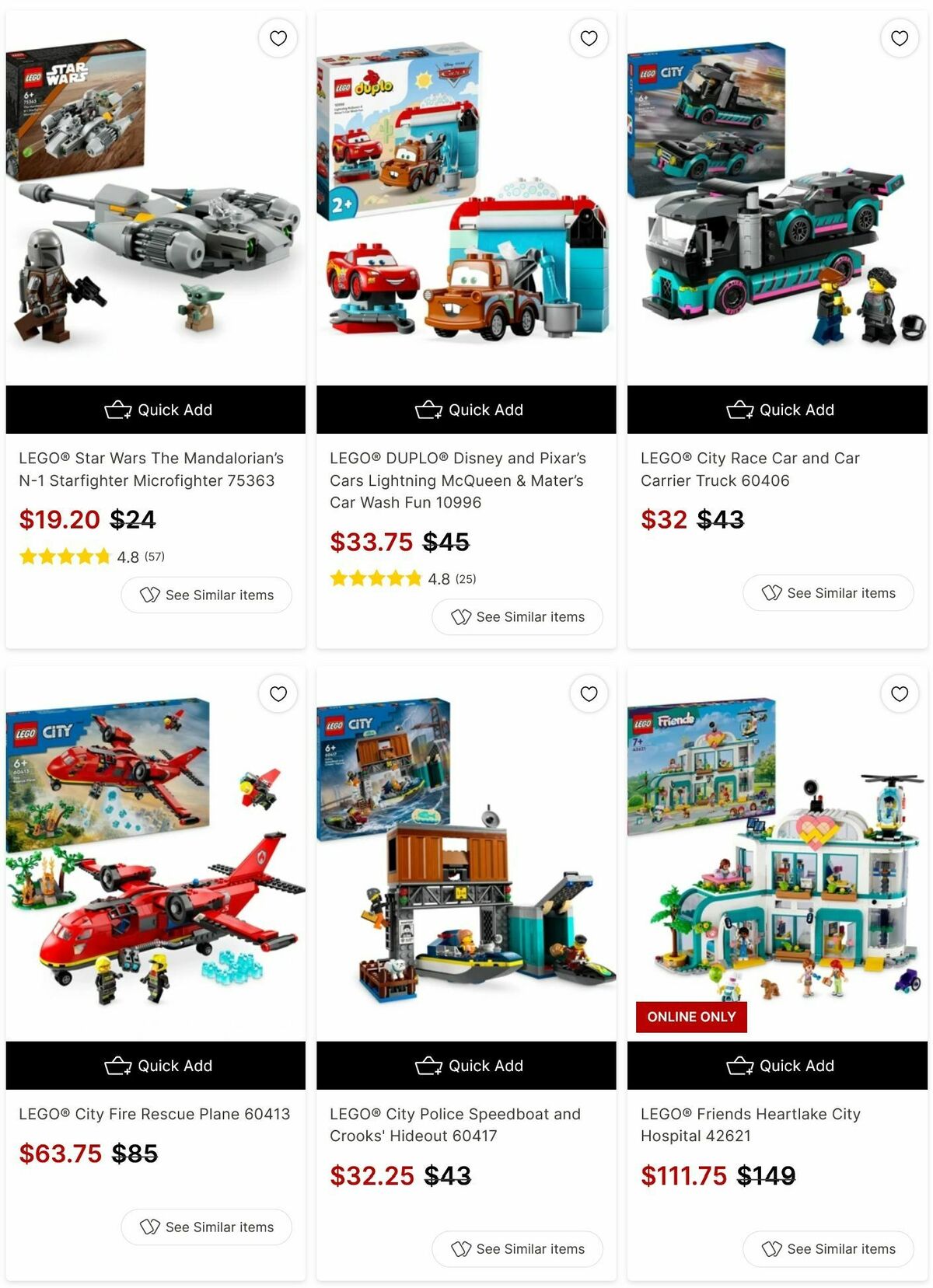 Target Catalogues from 10 May