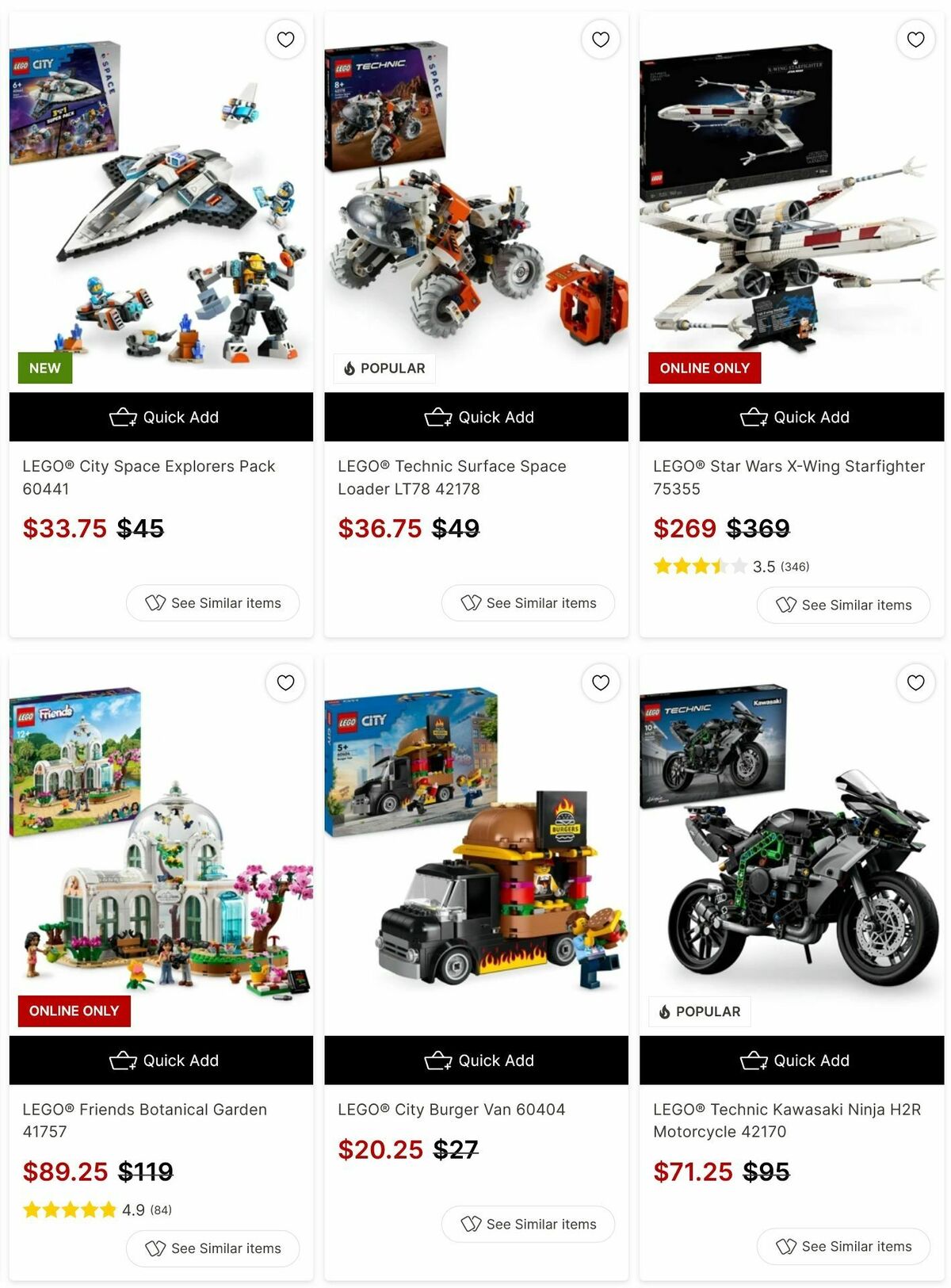 Target Catalogues from 10 May