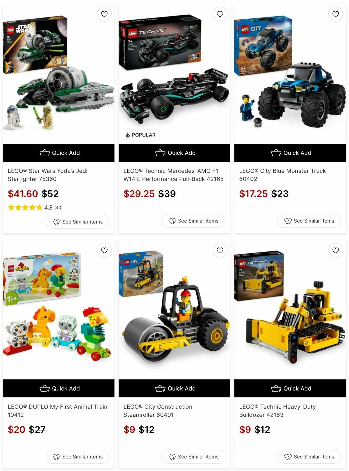 Target Catalogues from 10 May