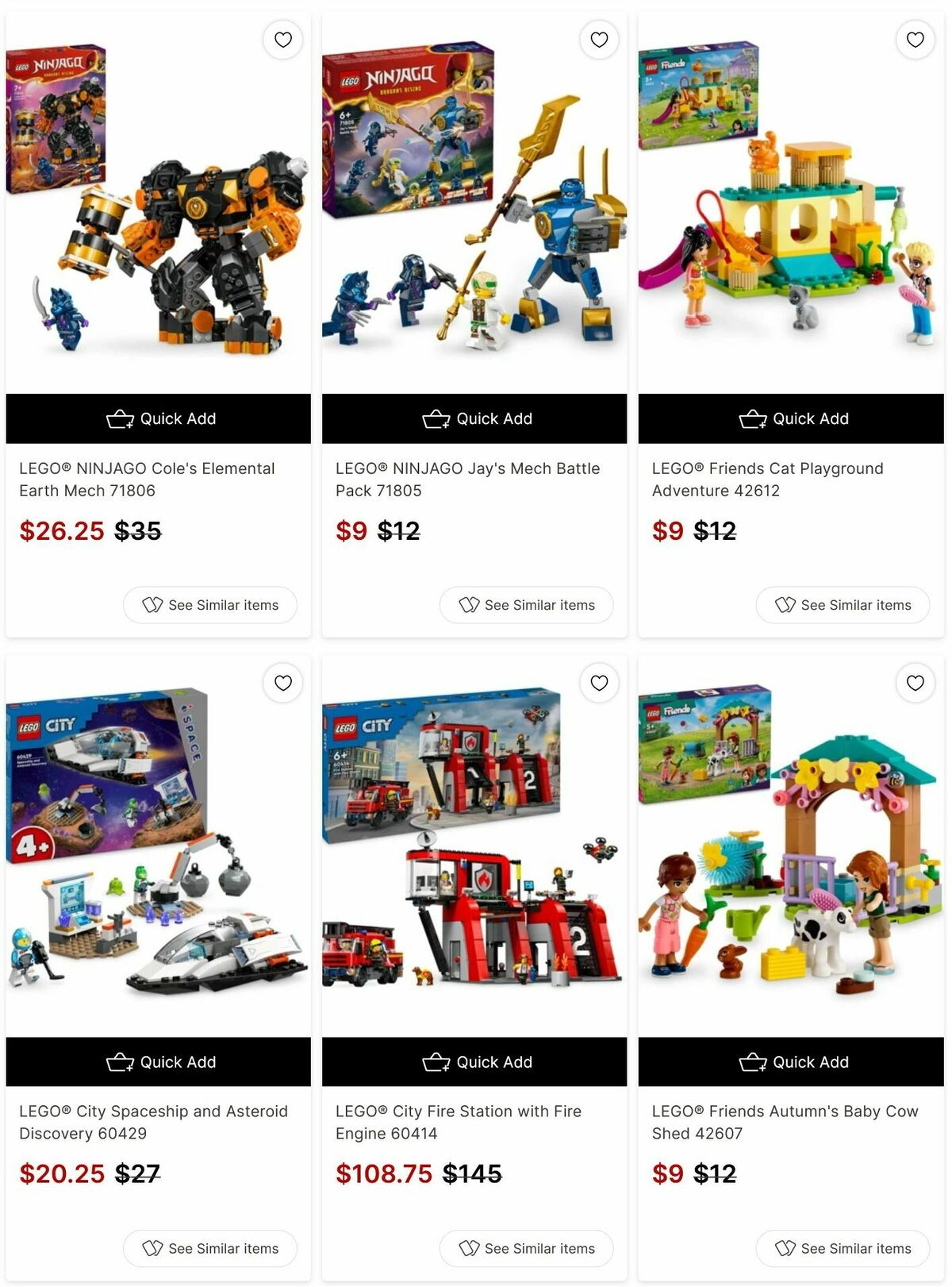 Target Catalogues from 10 May