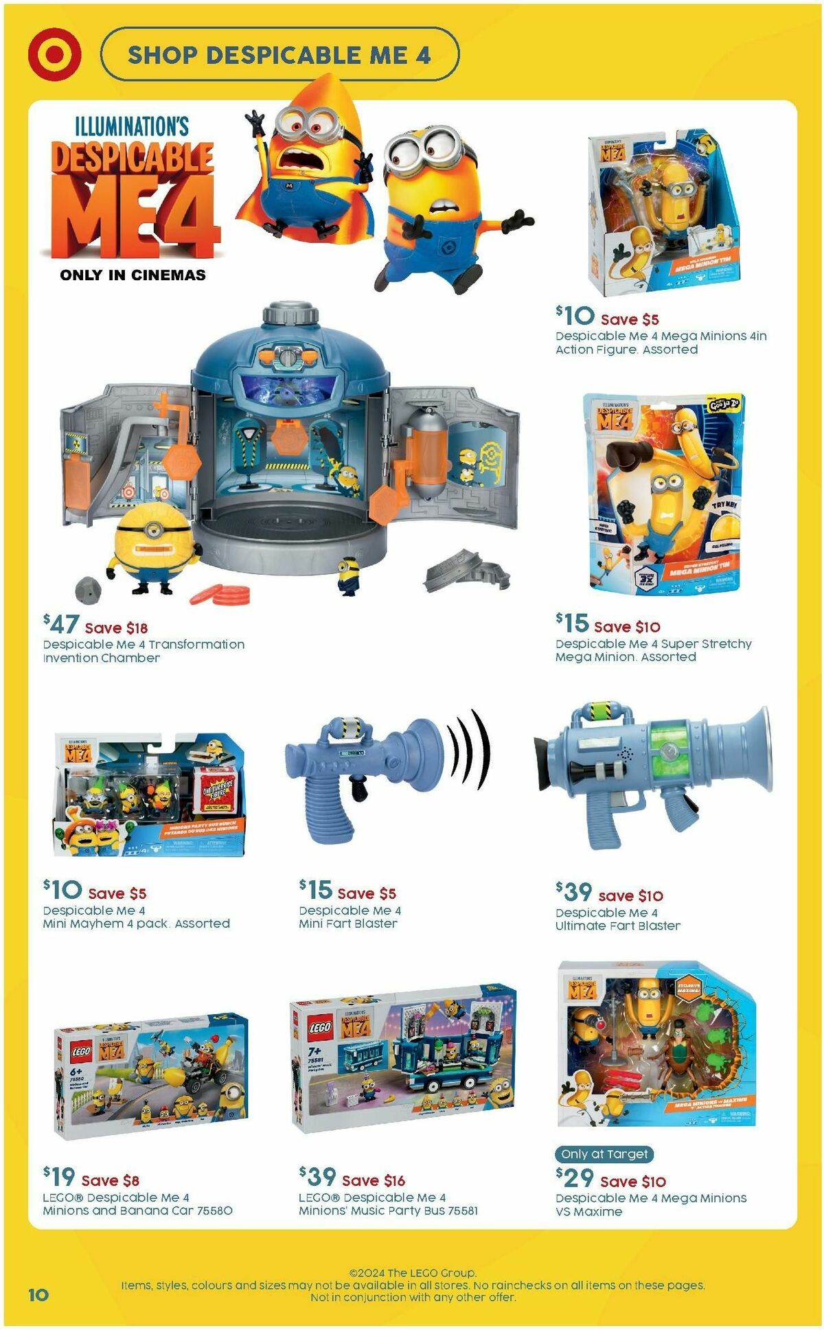 Target Catalogues from 27 June