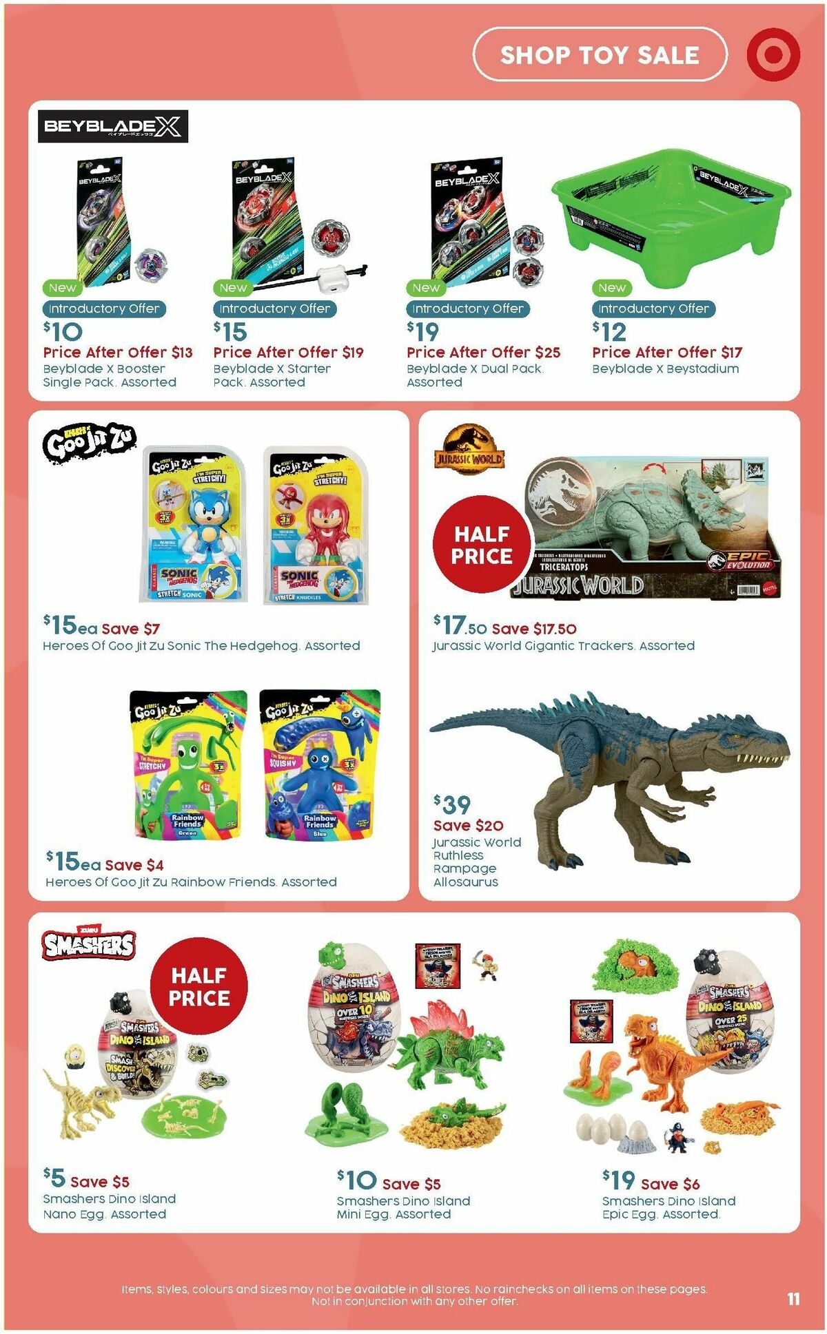 Target Catalogues from 27 June