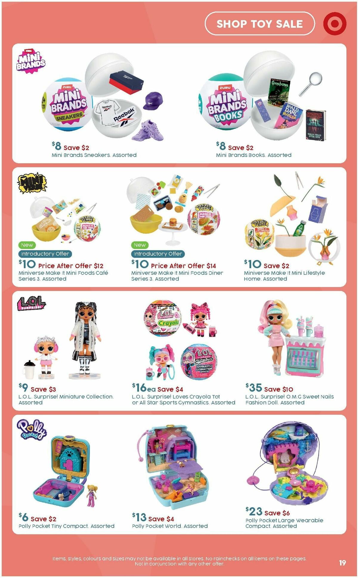 Target Catalogues from 27 June