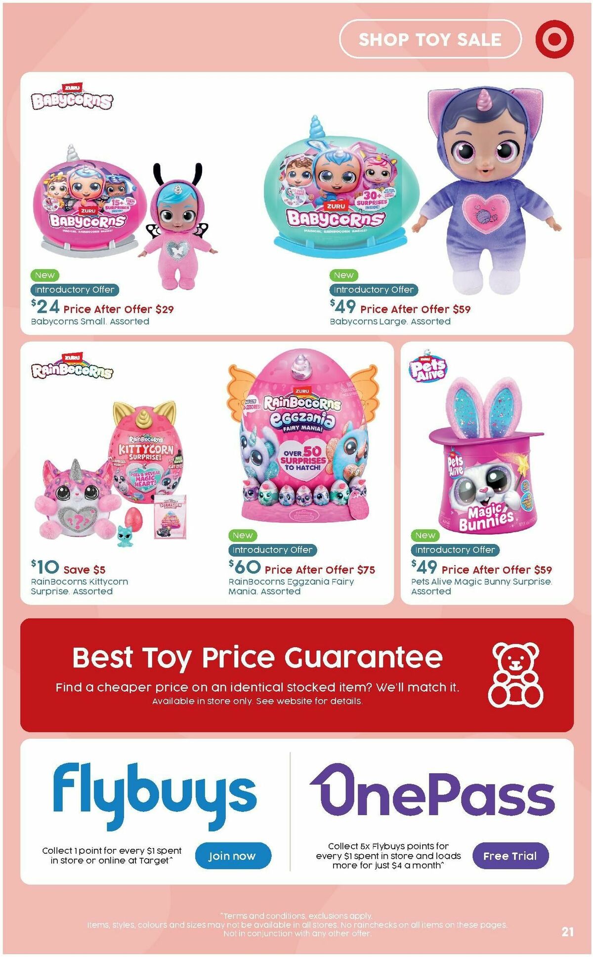 Target Catalogues from 27 June