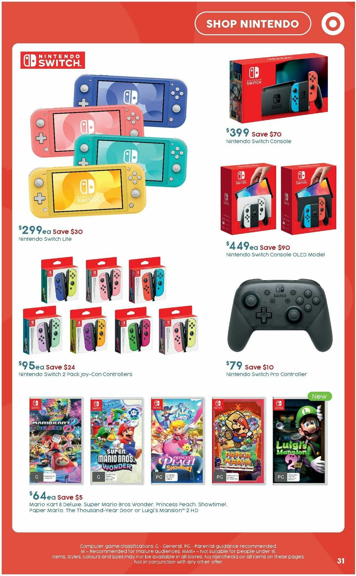 Target Catalogues from 27 June