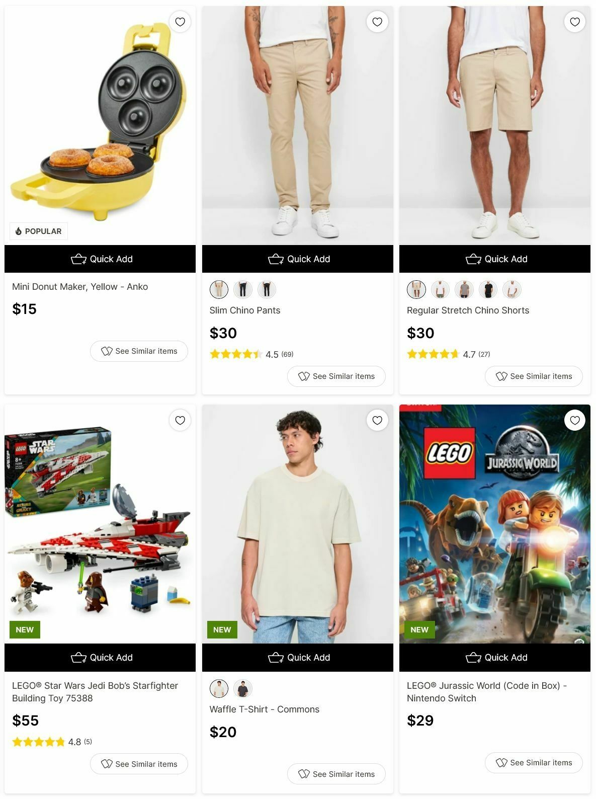 Target Catalogues from 10 August