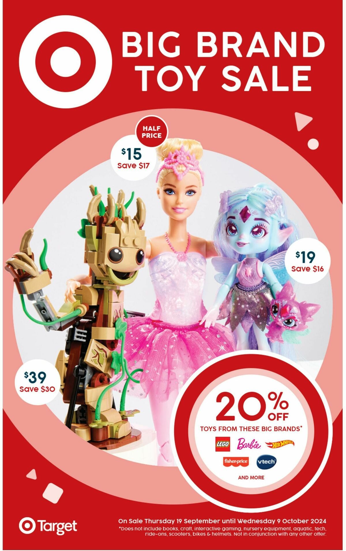 Target Catalogues from 19 September