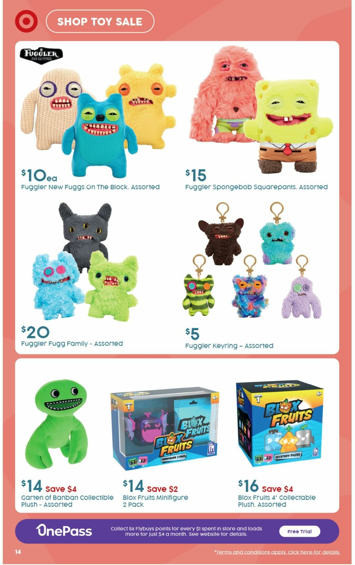 Target Catalogues from 19 September