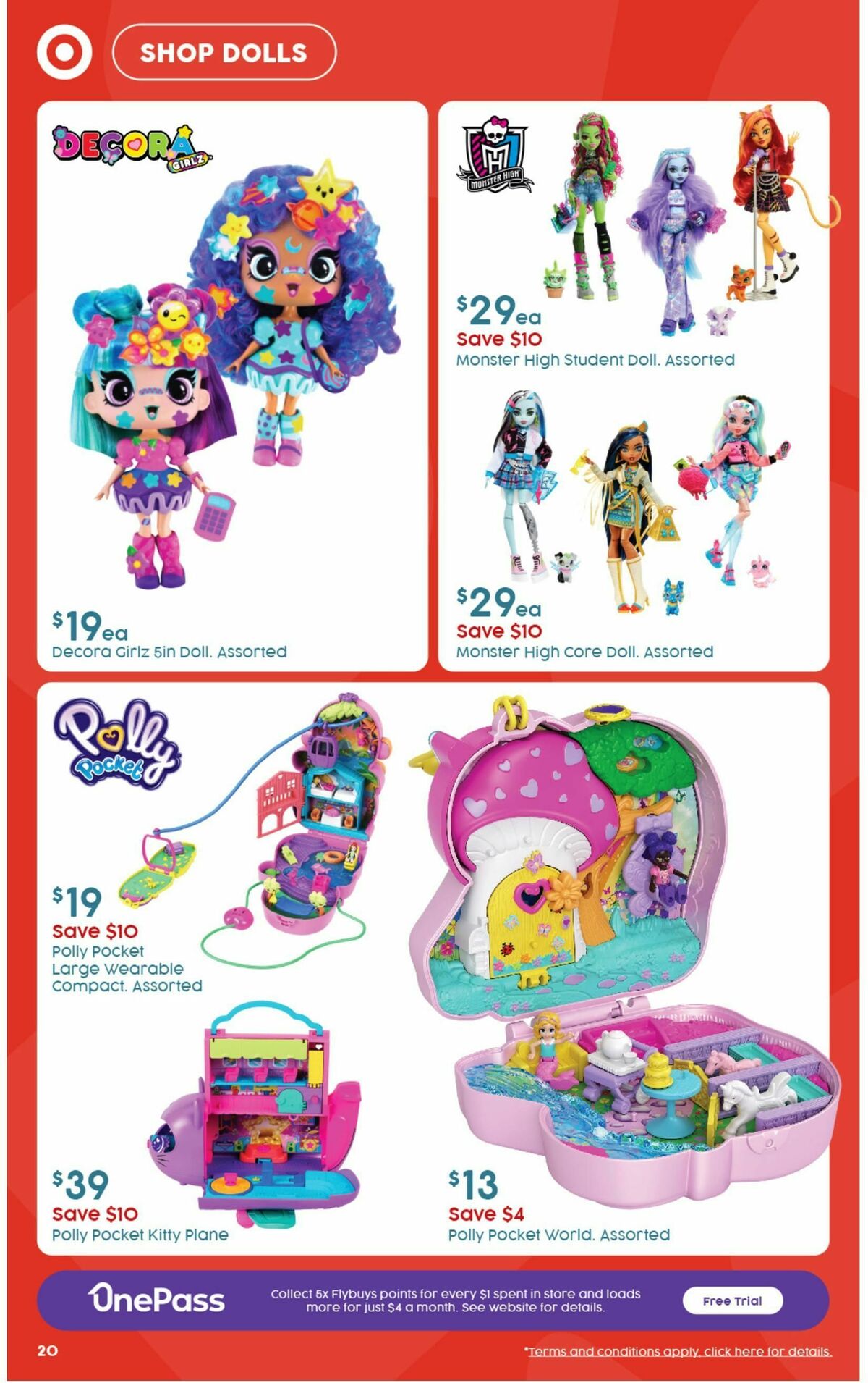 Target Catalogues from 19 September