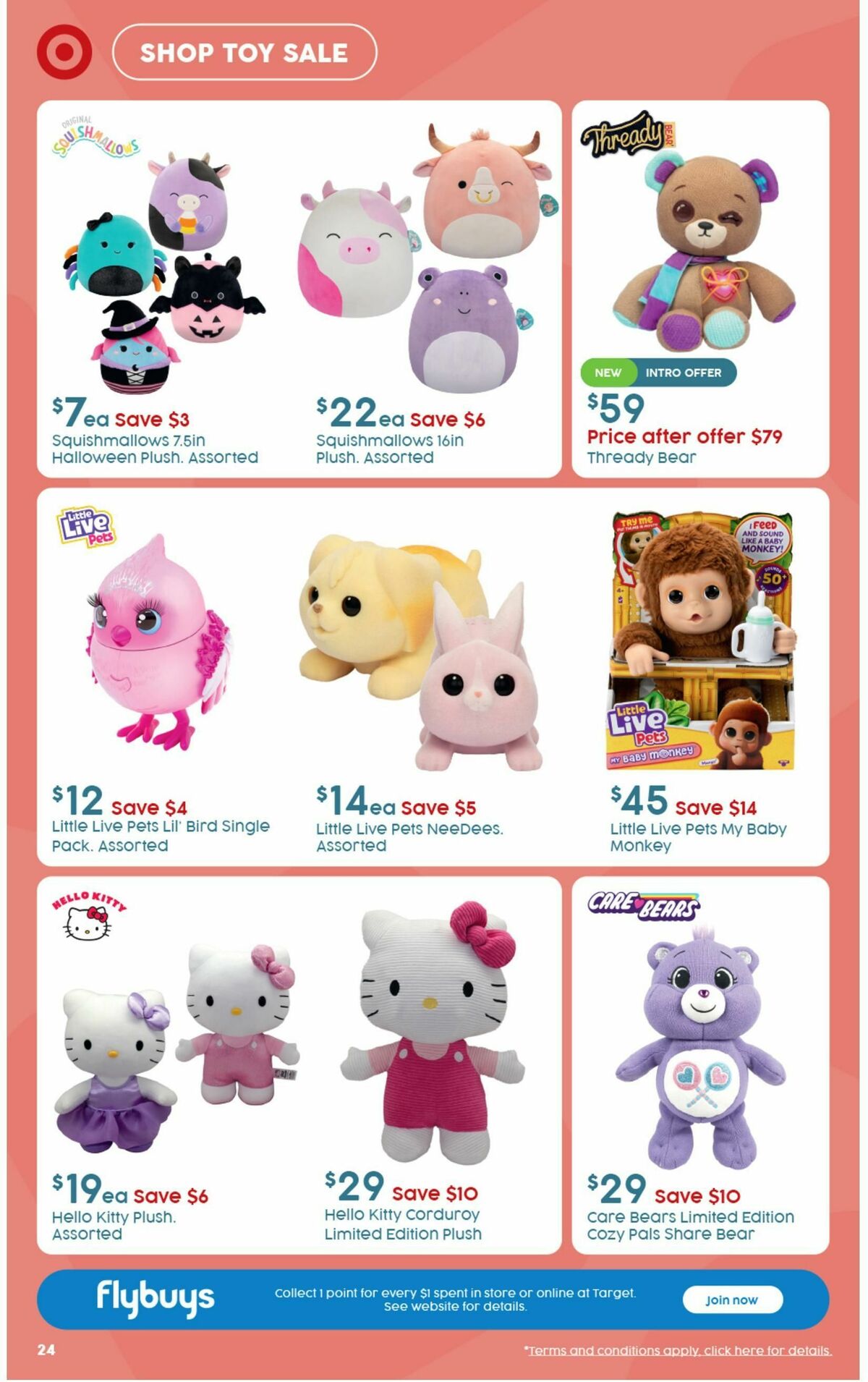 Target Catalogues from 19 September