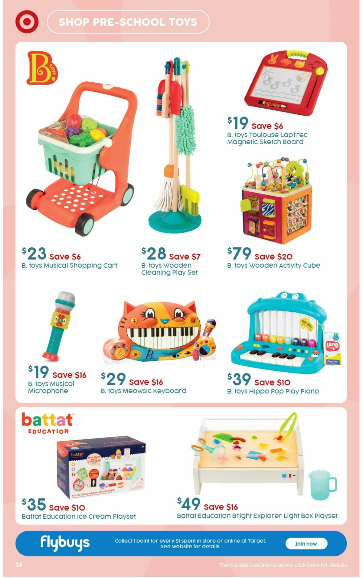 Target Catalogues from 19 September