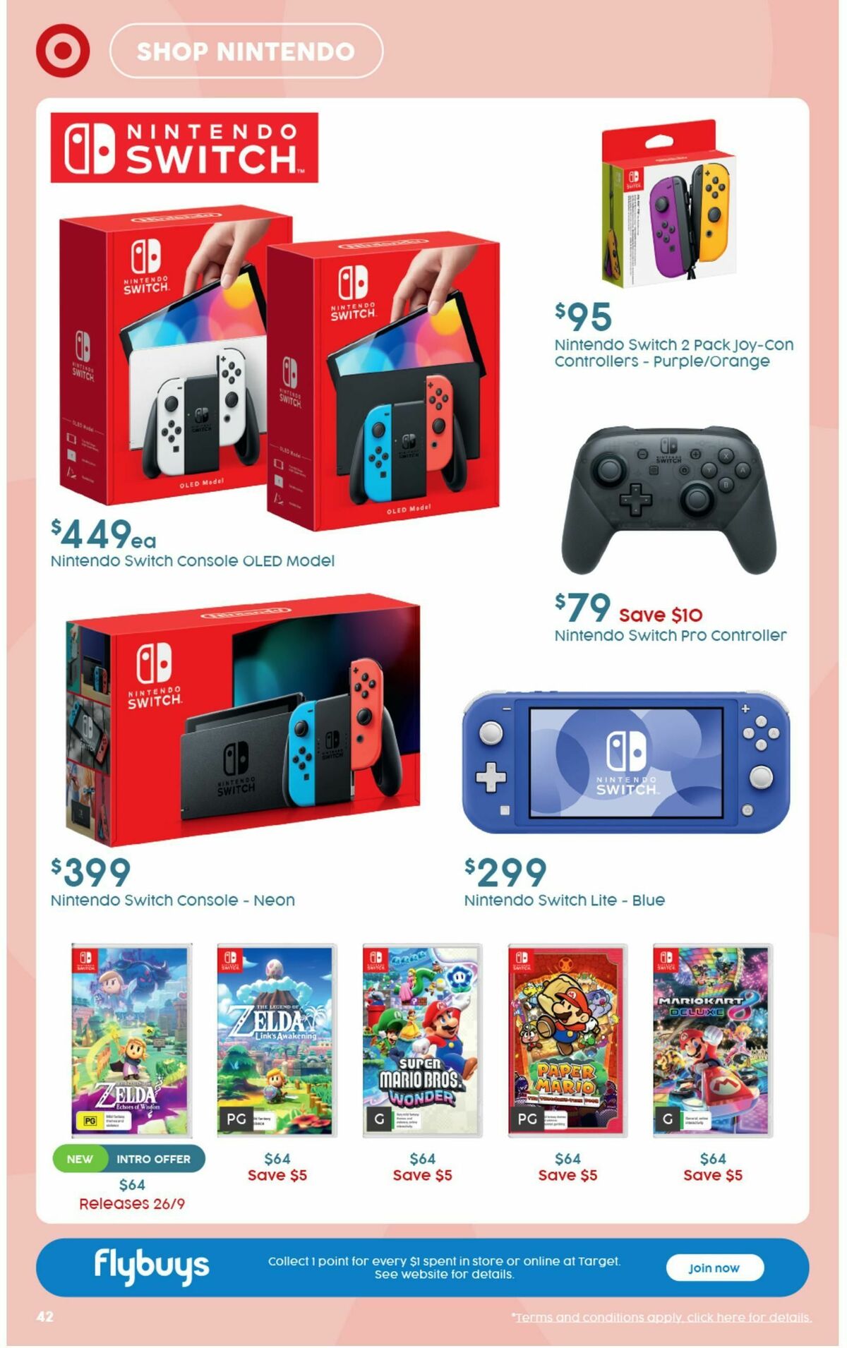 Target Catalogues from 19 September